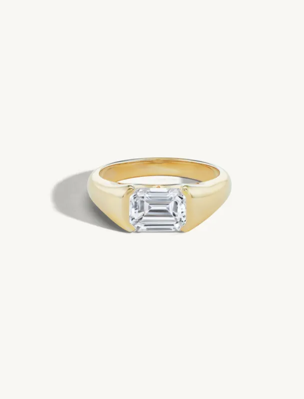 Emerald Cut Signet Ring sold by Sophie Ratner
