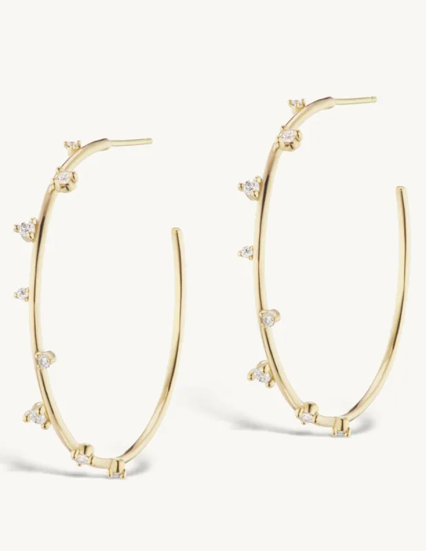 Medium Scatter Hoops sold by Sophie Ratner