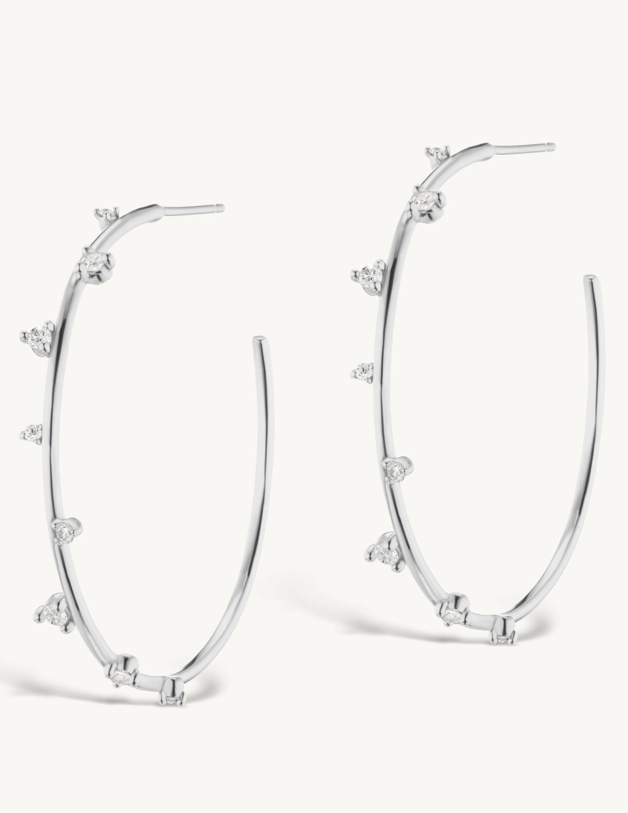 Medium Scatter Hoops sold by Sophie Ratner product image thumbnail 4