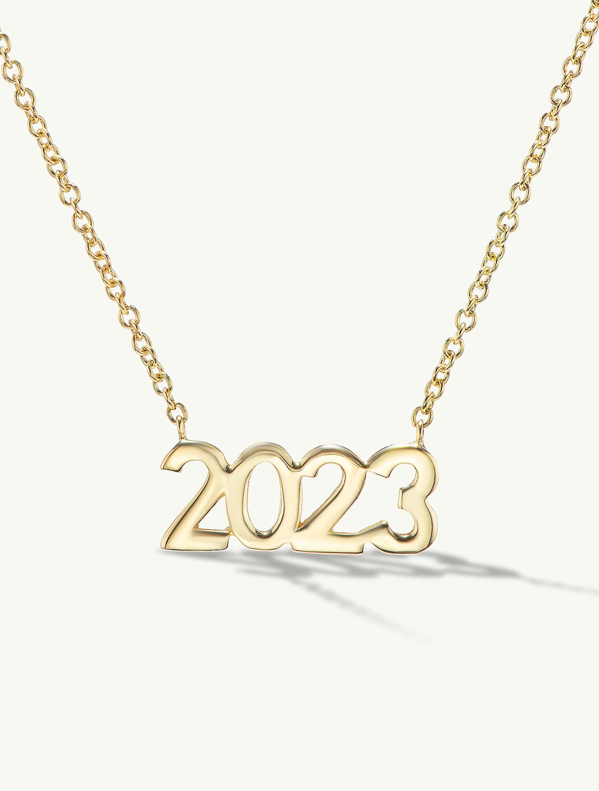 Gold Custom Date Necklace sold by Sophie Ratner