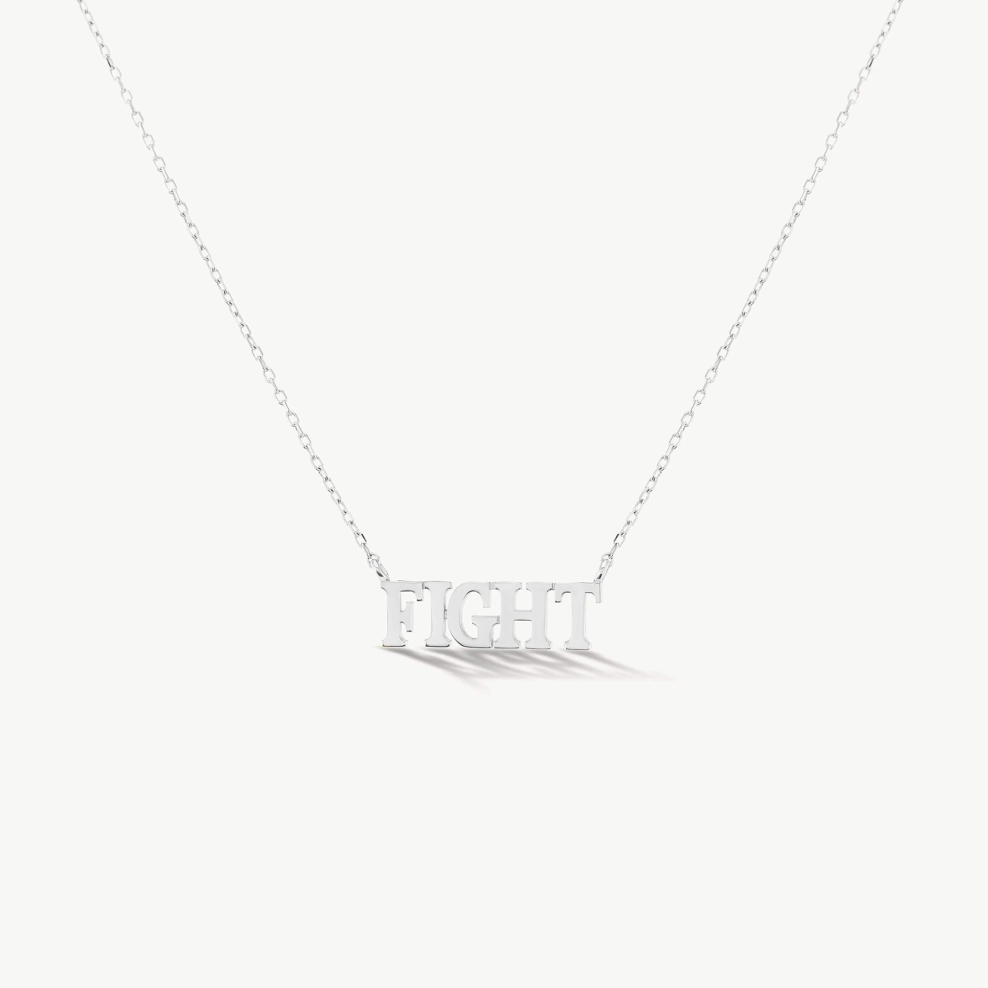 Fight Gold Necklace sold by Sophie Ratner product image thumbnail 4