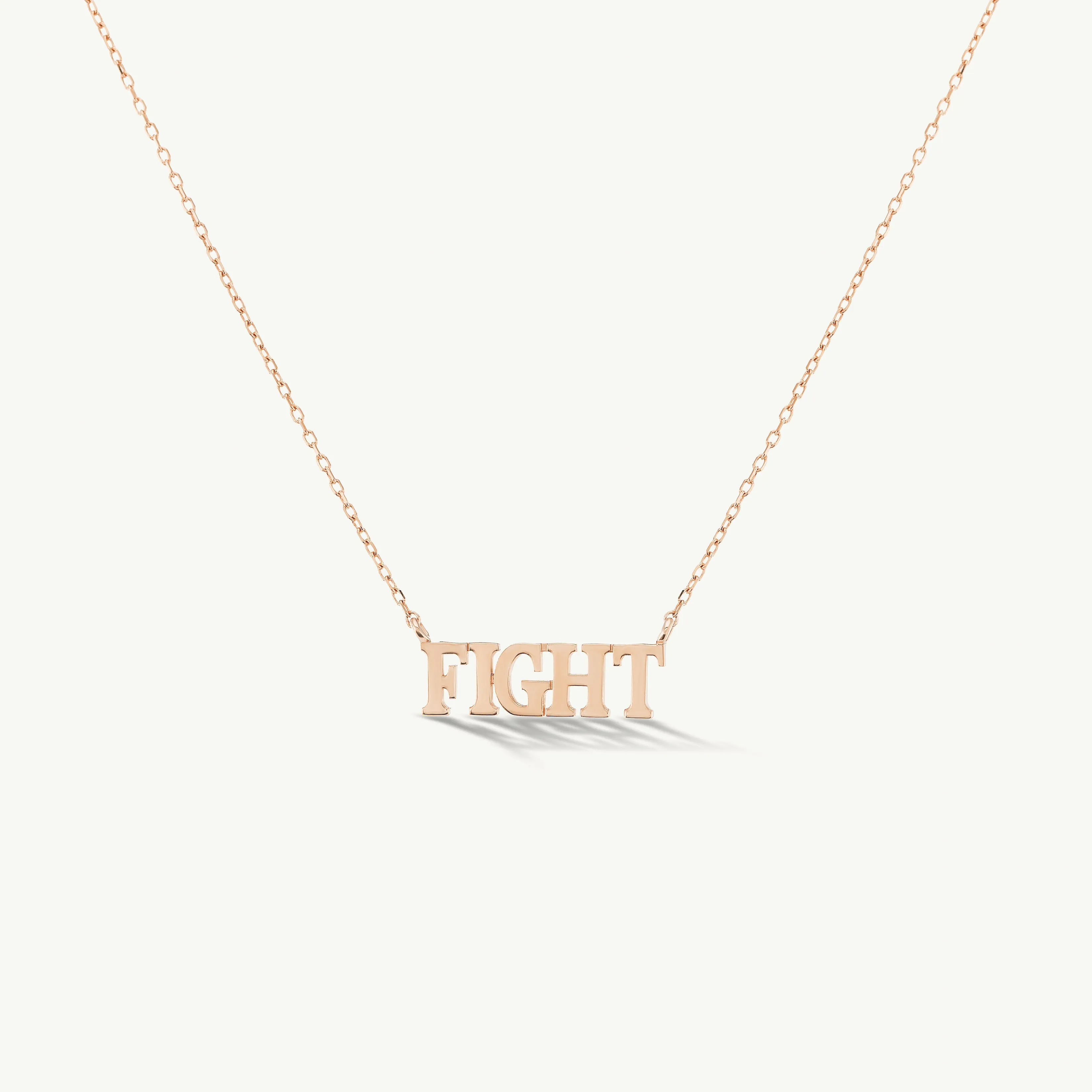 Fight Gold Necklace sold by Sophie Ratner product image thumbnail 3