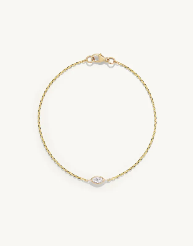 Marquise Chain Bracelet sold by Sophie Ratner