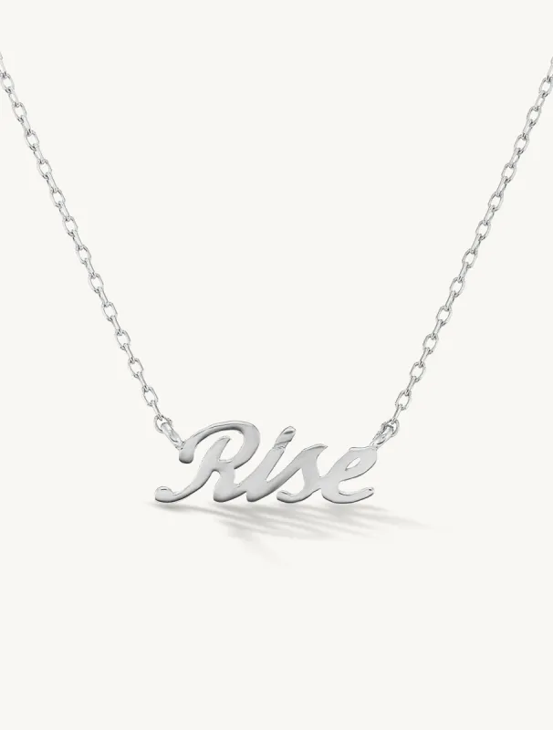 Rise Silver Necklace sold by Sophie Ratner