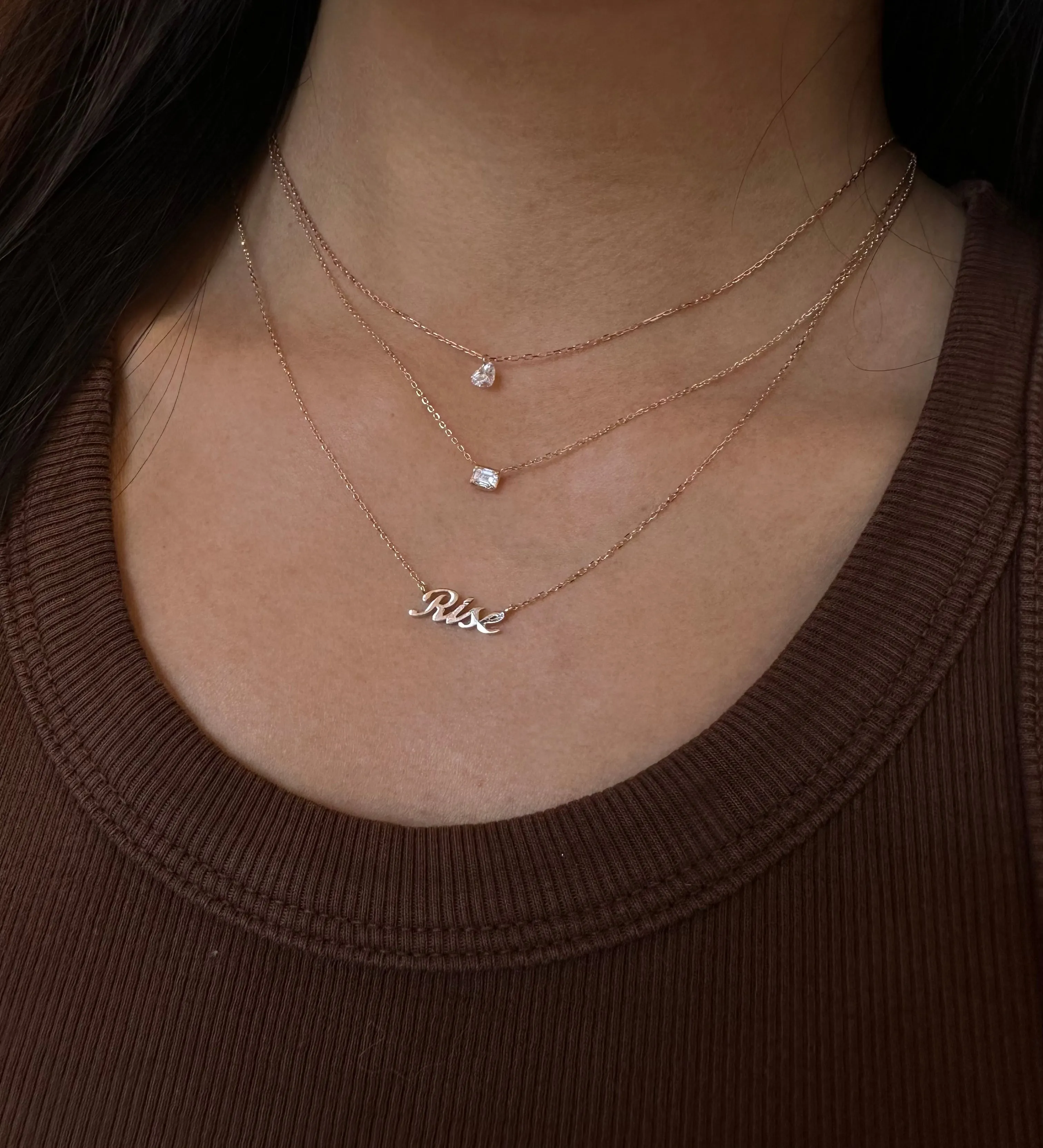 Rise Silver Necklace sold by Sophie Ratner product image thumbnail 2