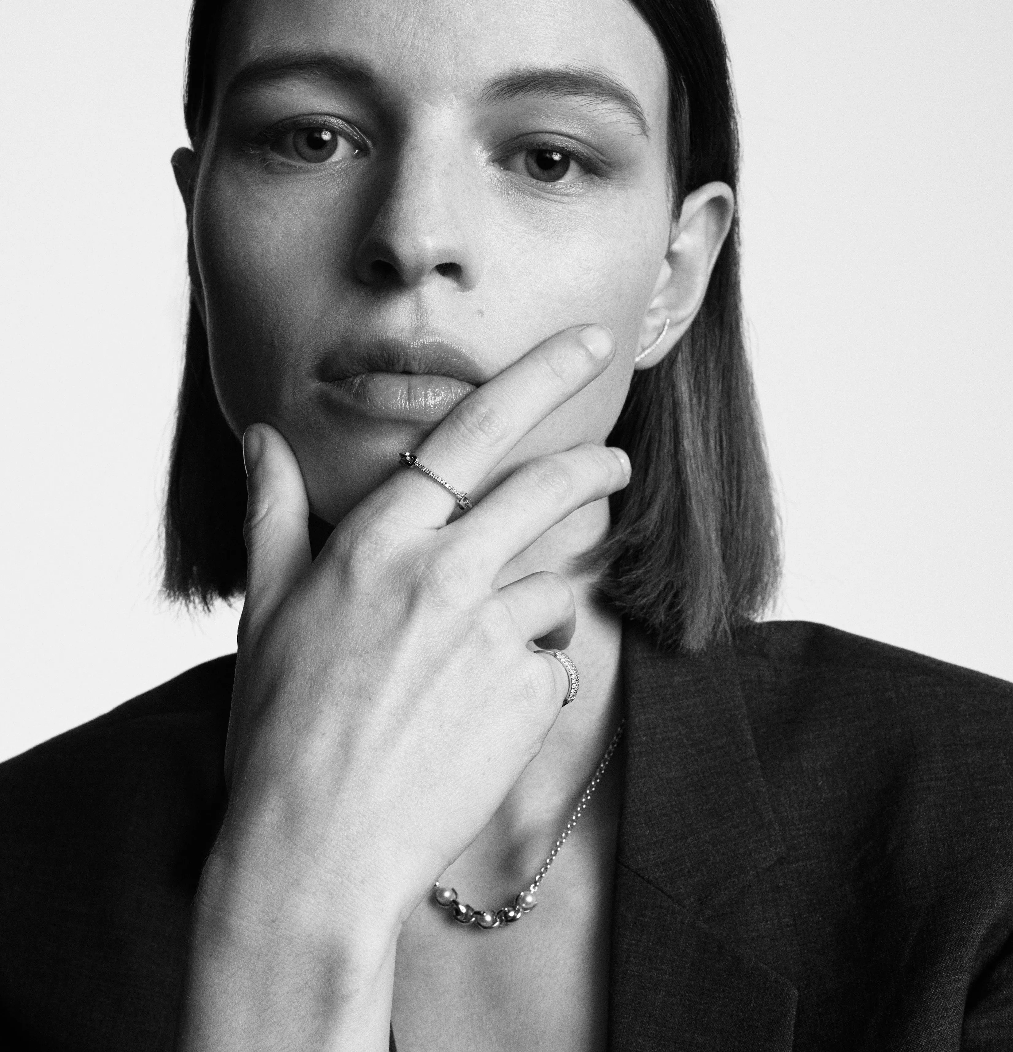 Pave Hinge Ring sold by Sophie Ratner product image thumbnail 2