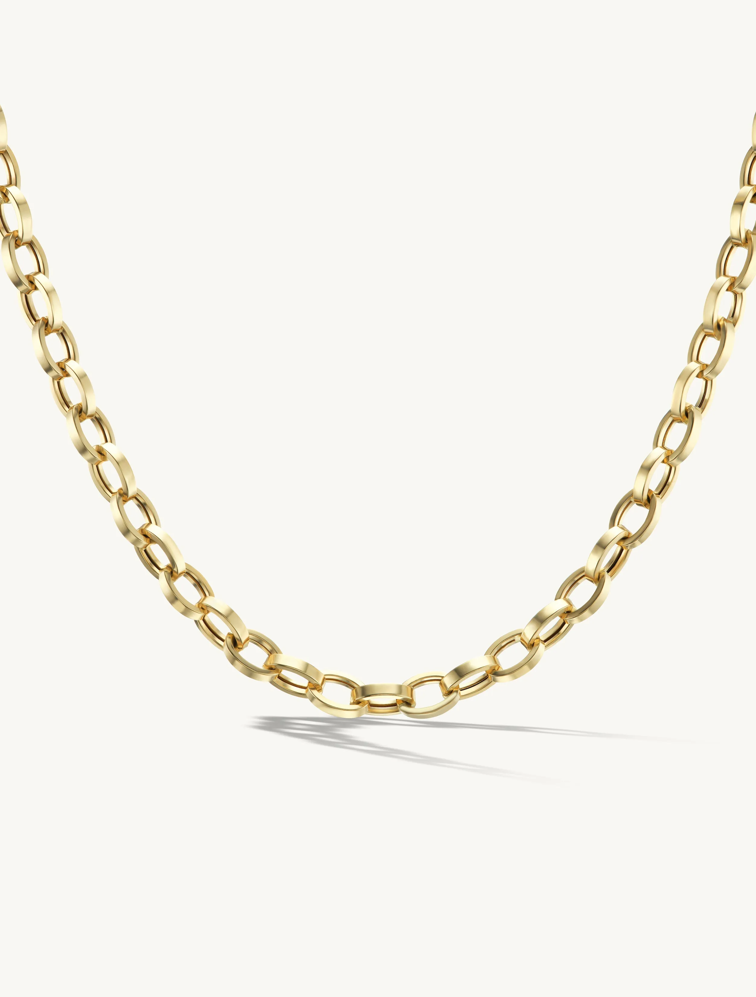Chunky Flat Oval Chain Necklace sold by Sophie Ratner