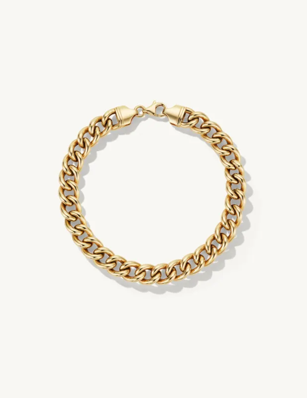 Rounded Chain Link Bracelet sold by Sophie Ratner