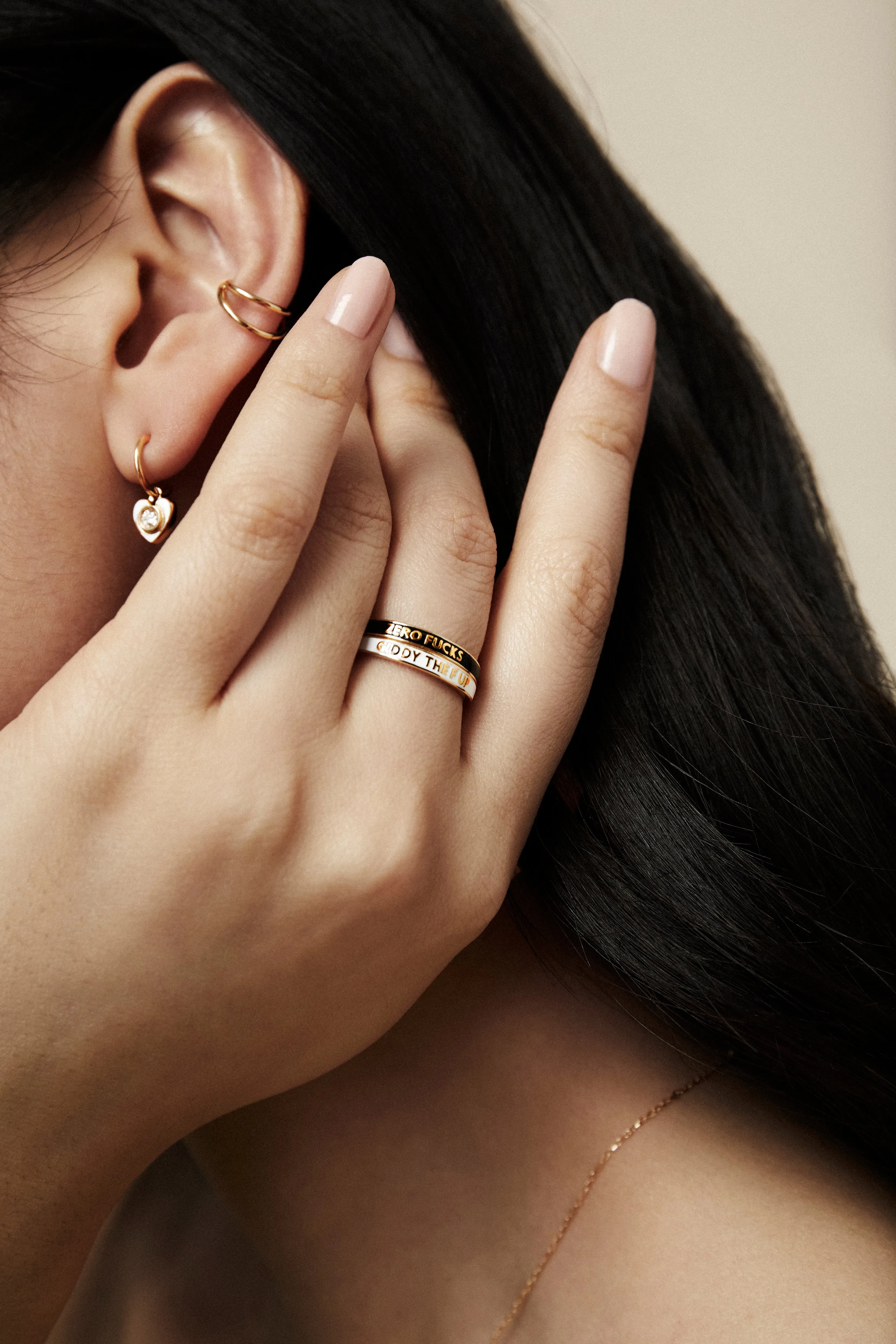 SRJ x ZM Thin Enamel Cigar Band sold by Sophie Ratner product image thumbnail 2