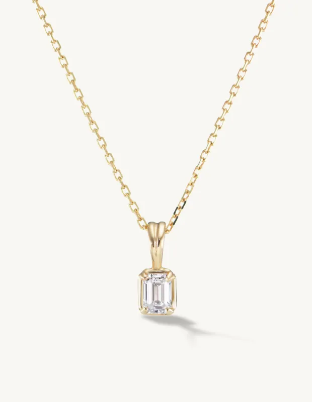 Ripple Emerald Cut Pendant sold by Sophie Ratner