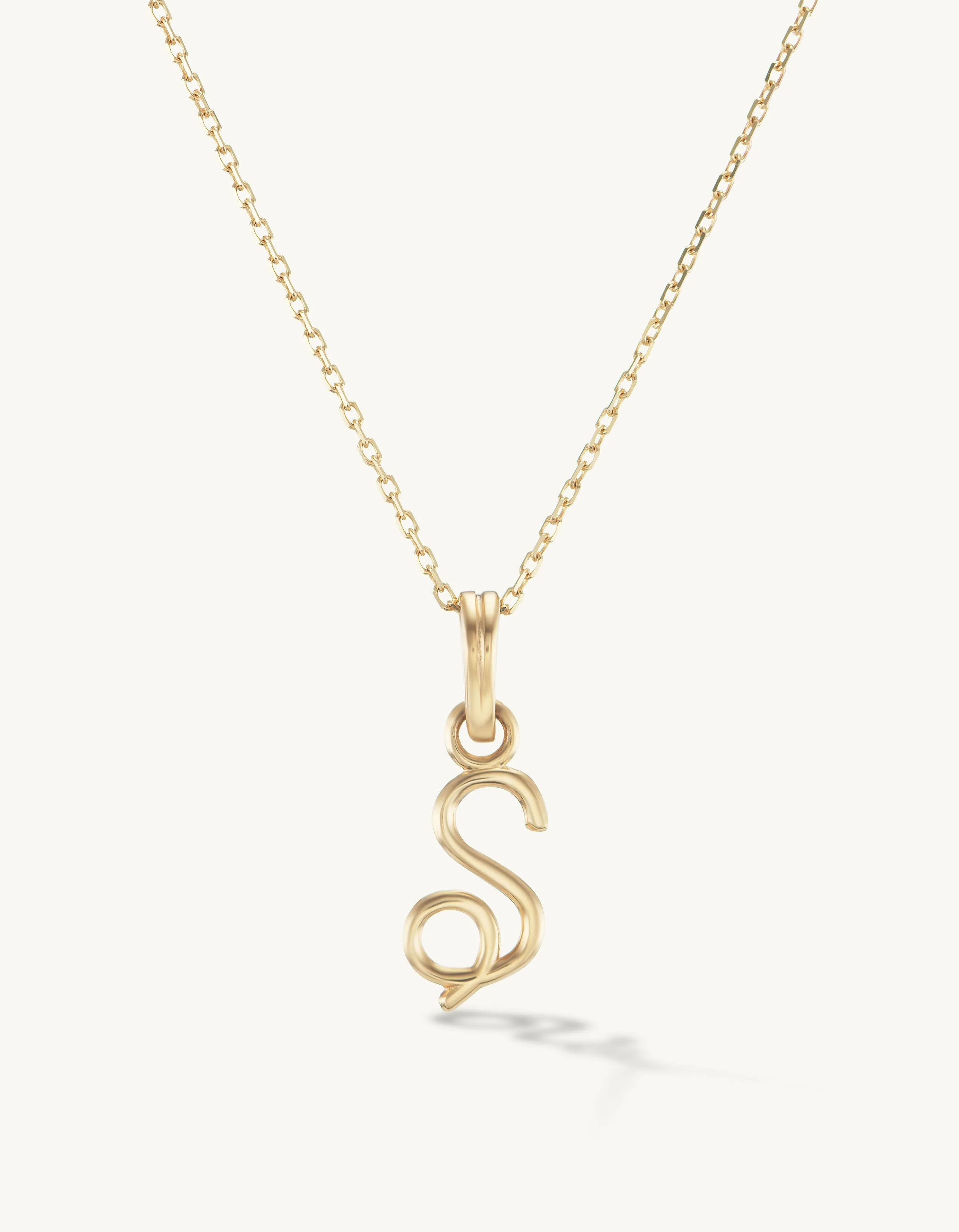 Solid Script Pendant sold by Sophie Ratner