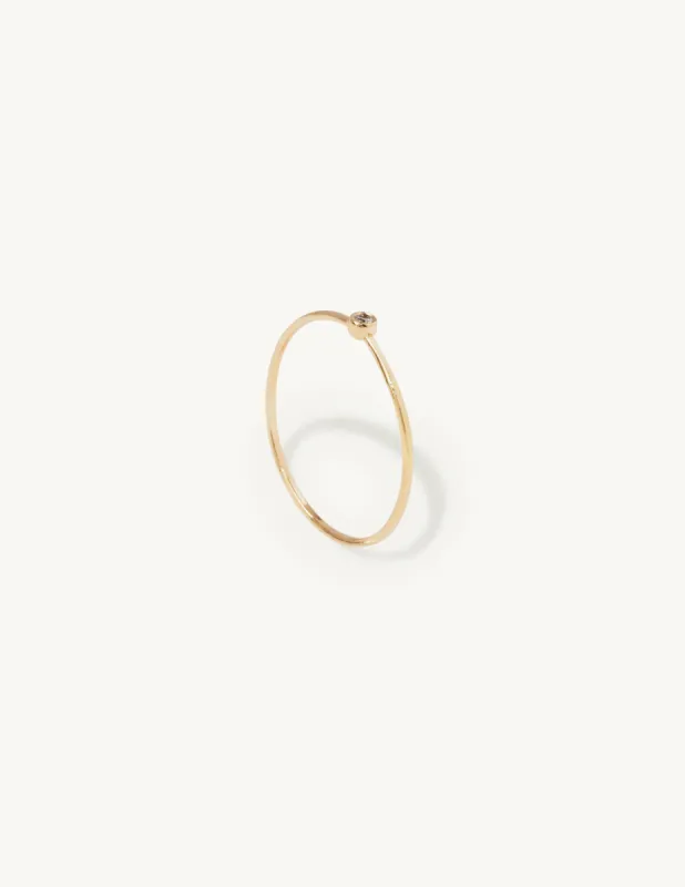 One Diamond Orbit Ring sold by Sophie Ratner