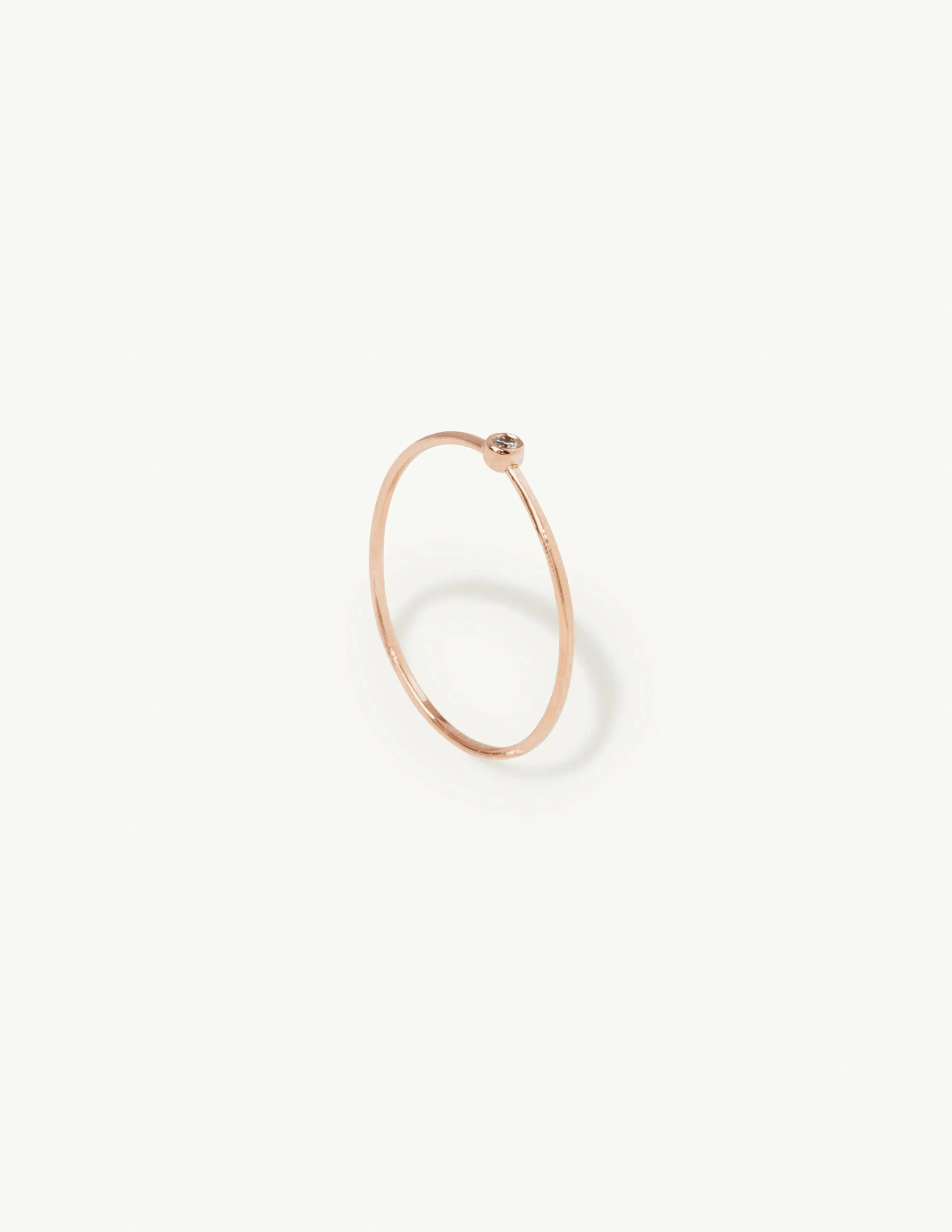 One Diamond Orbit Ring sold by Sophie Ratner product image thumbnail 4