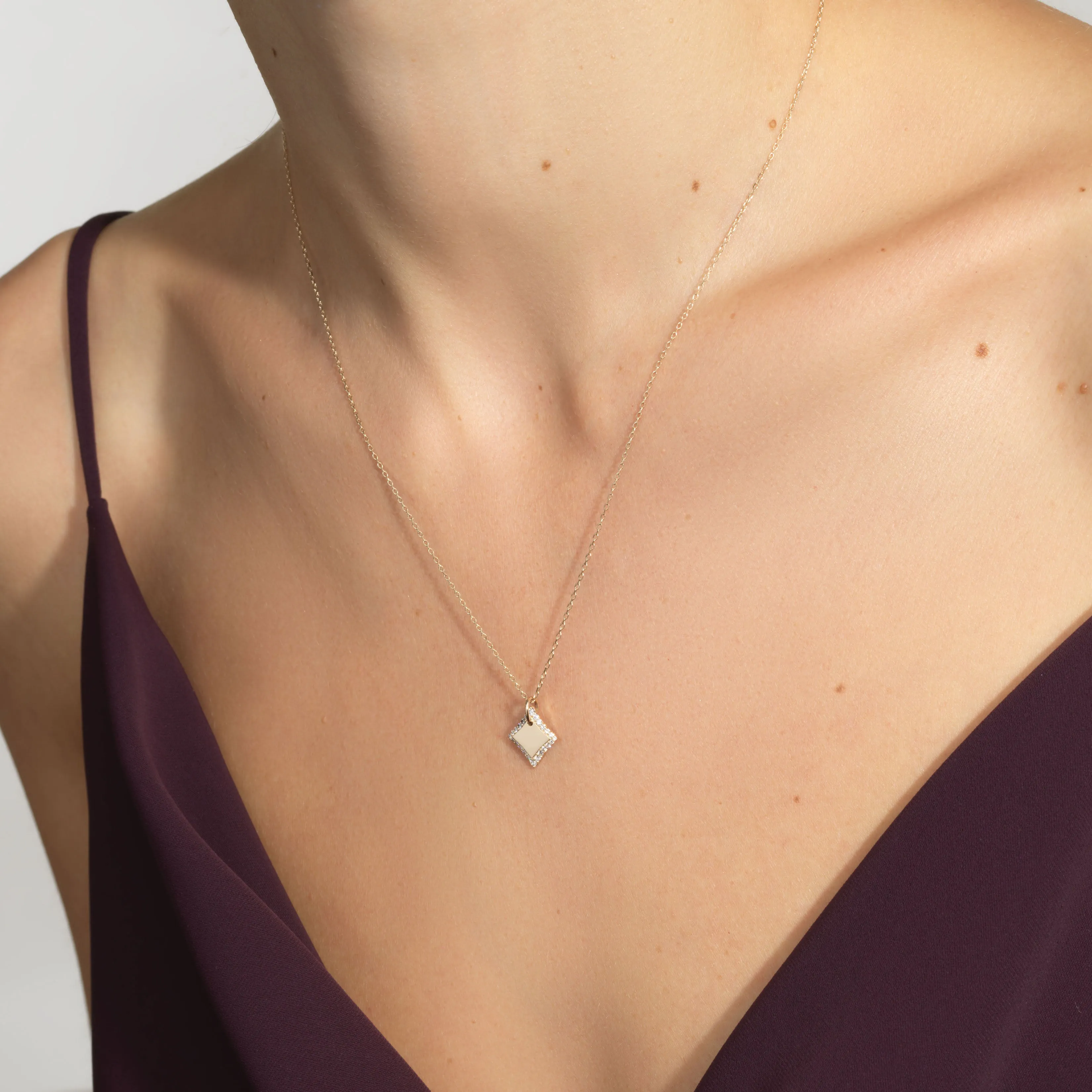 Pave French Point Amulet sold by Sophie Ratner product image thumbnail 2