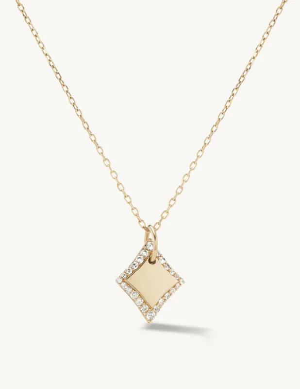 Pave French Point Amulet sold by Sophie Ratner