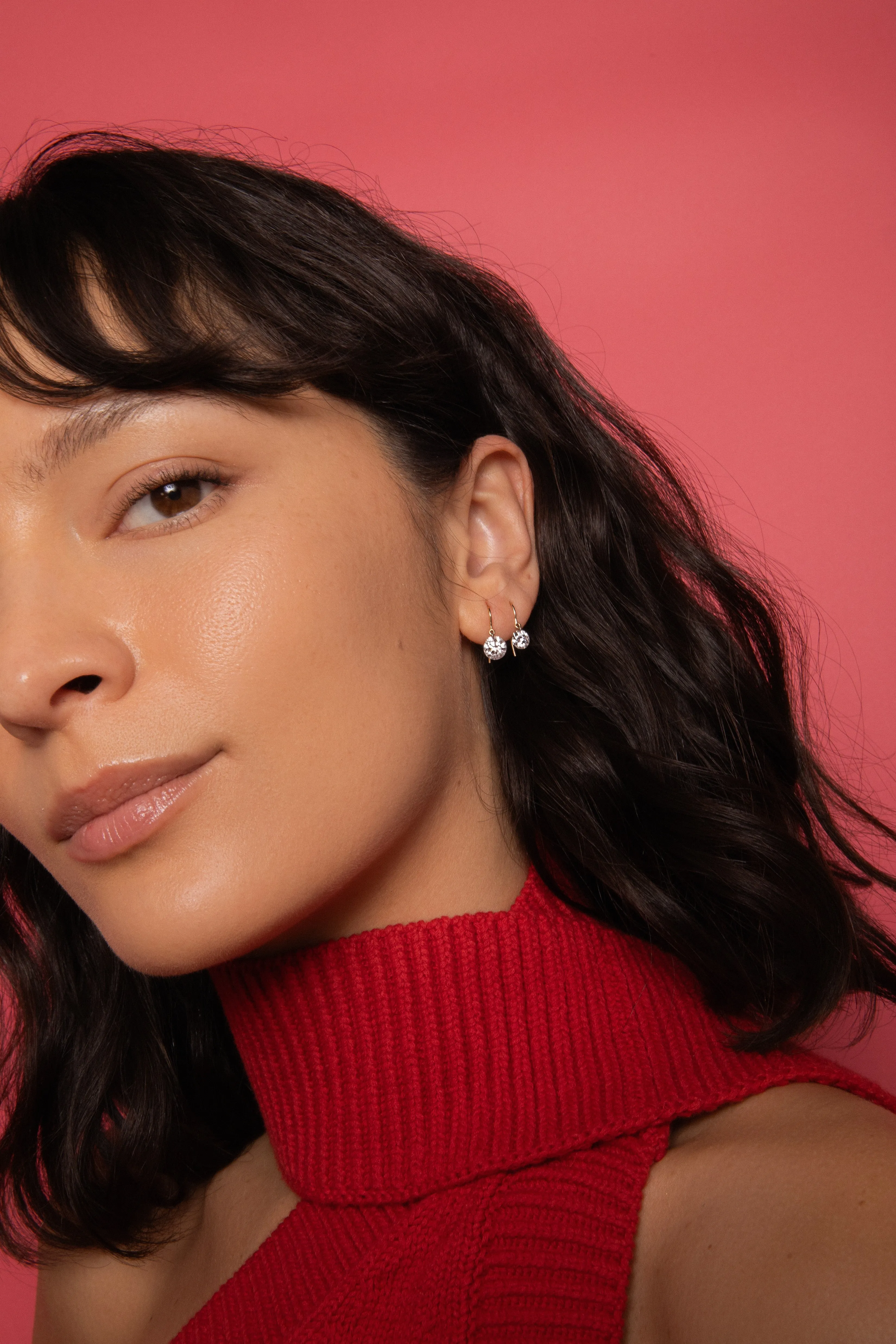 Pierced Diamond Earrings sold by Sophie Ratner product image thumbnail 4