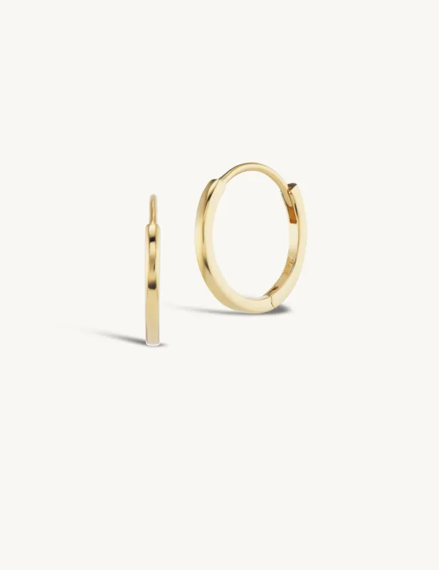 12mm Gold Huggies sold by Sophie Ratner