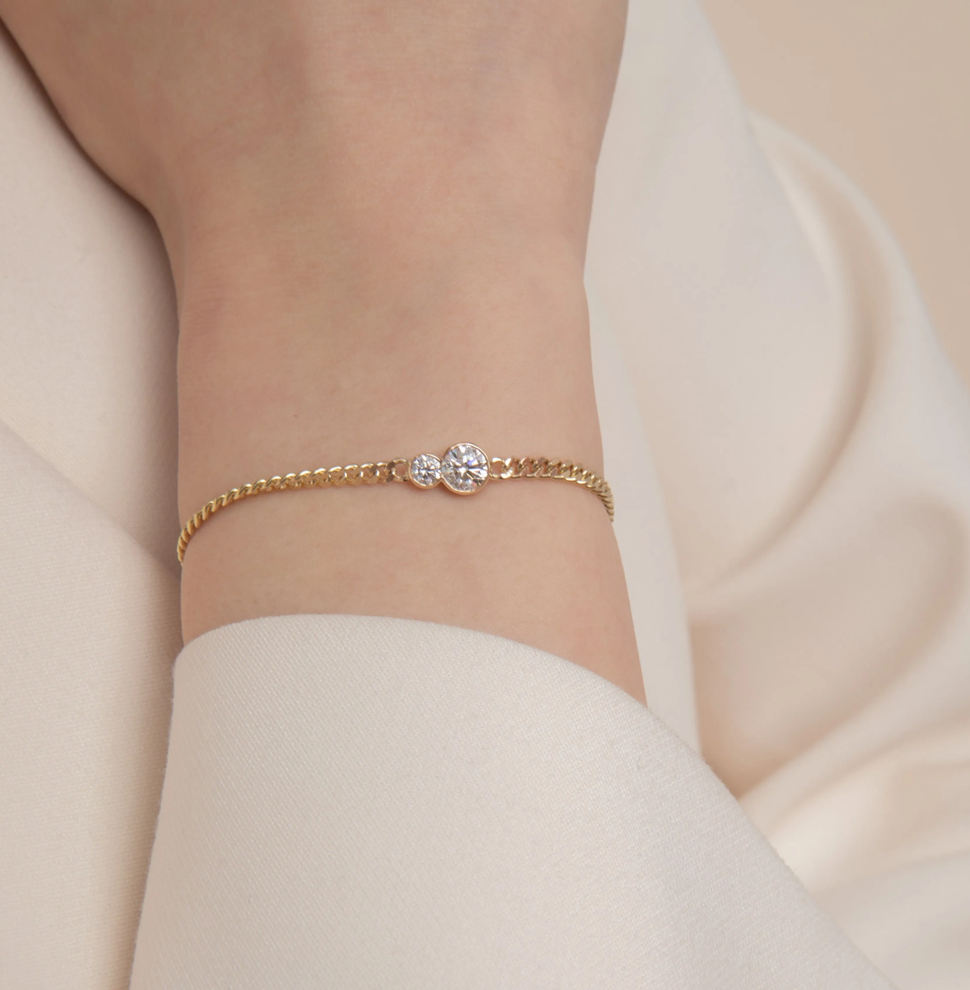 Duet Round Bracelet sold by Sophie Ratner product image thumbnail 2