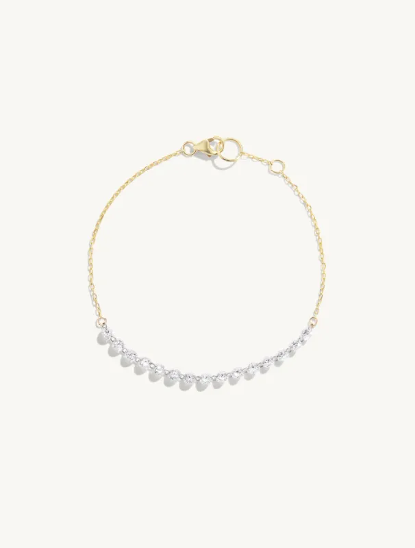 Petite Pierced Tennis Bracelet sold by Sophie Ratner