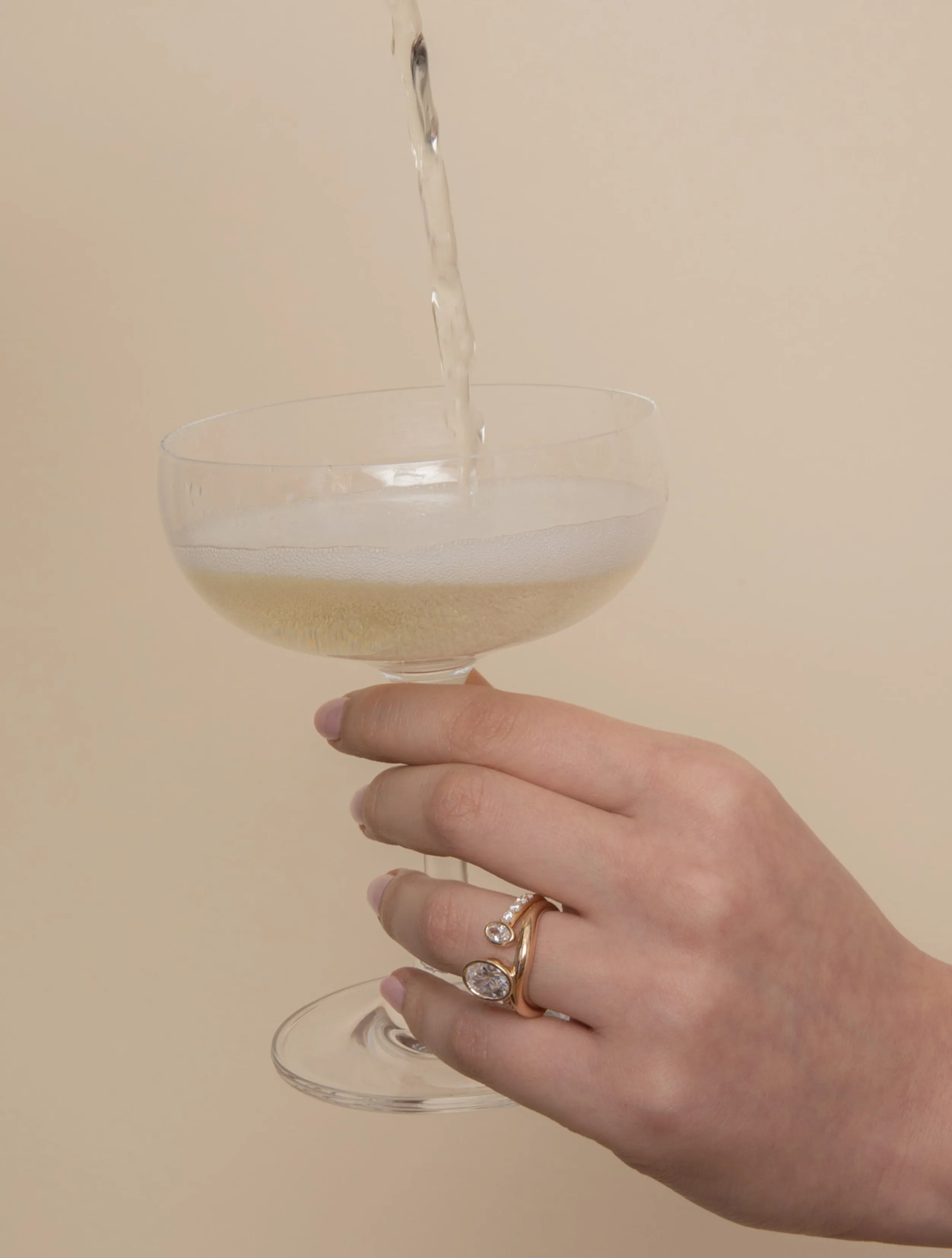 Solo Oval Diamond Ring sold by Sophie Ratner product image thumbnail 5