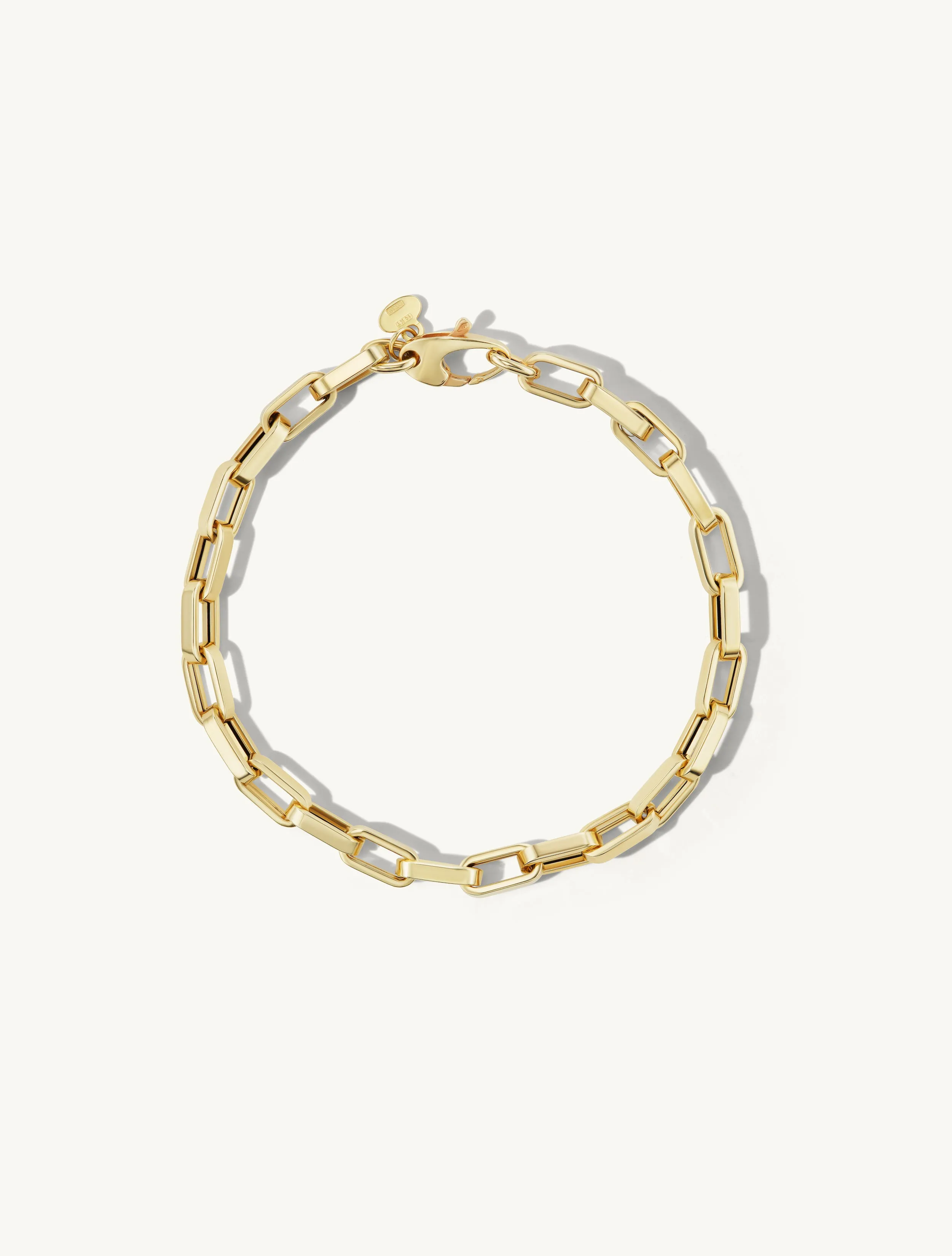 Chunky Flat Rectangular Chain Bracelet sold by Sophie Ratner