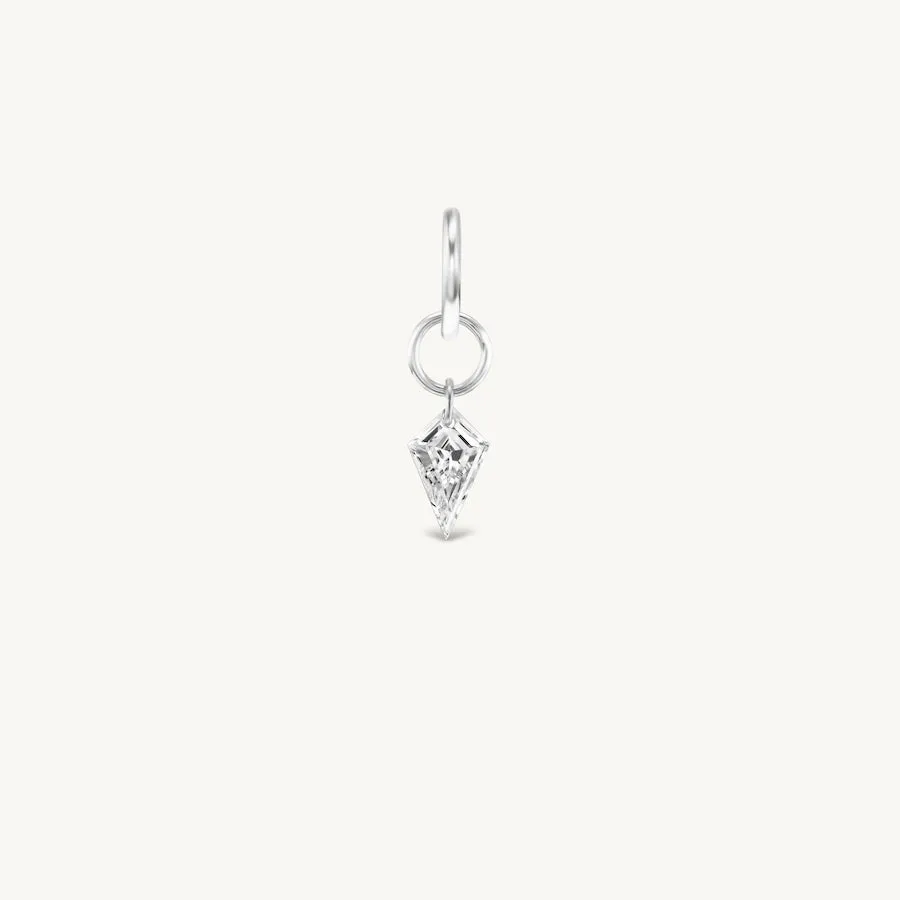 Small Kite Pierced Diamond Charm for Chains sold by Sophie Ratner product image thumbnail 4