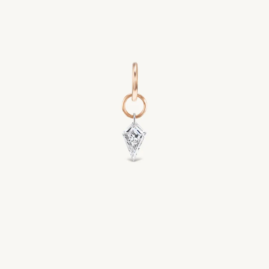 Small Kite Pierced Diamond Charm for Chains sold by Sophie Ratner product image thumbnail 3