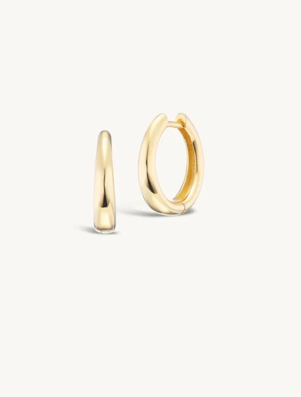 11mm Gold Tapered Hoop sold by Sophie Ratner