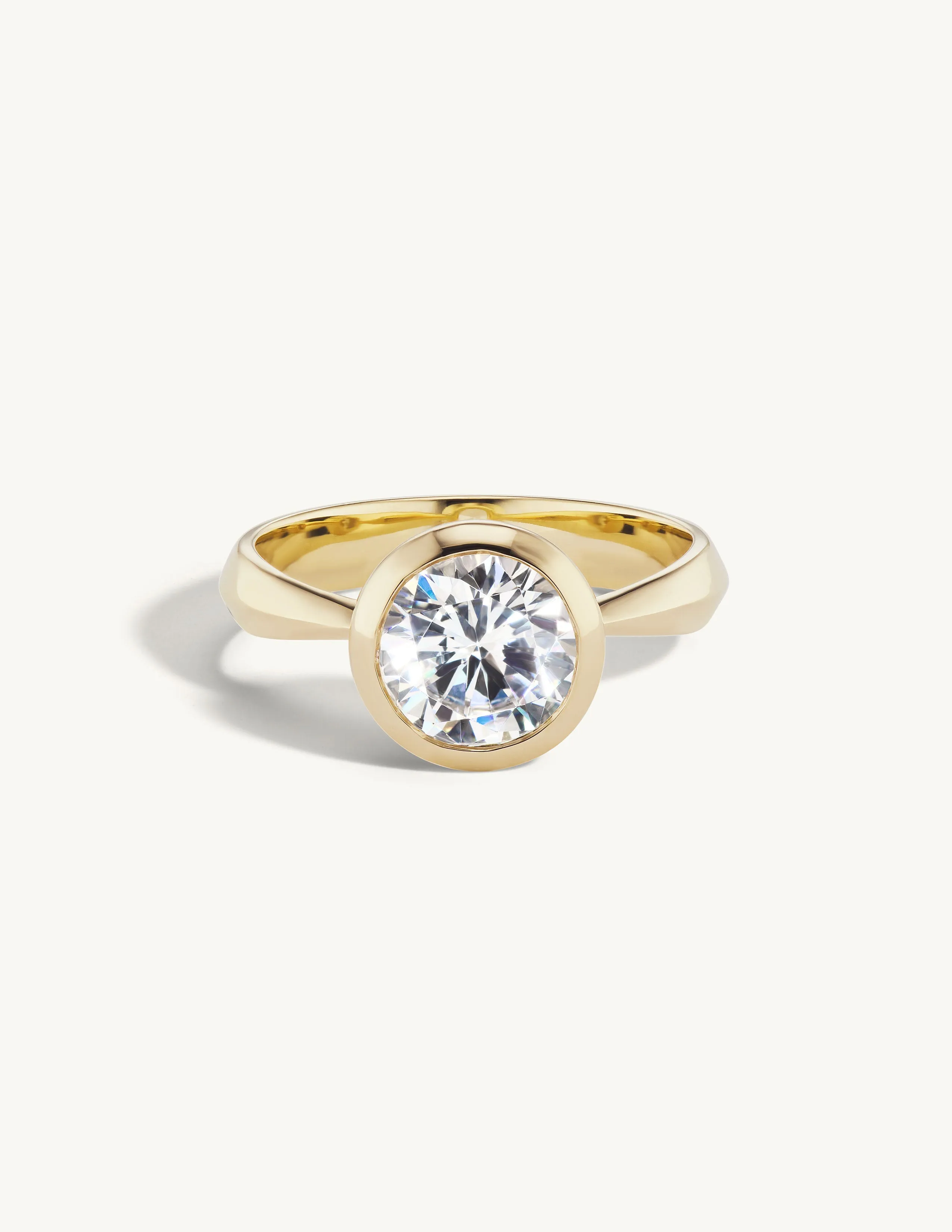 Tapered Engagement Try-On Ring sold by Sophie Ratner product image thumbnail 5