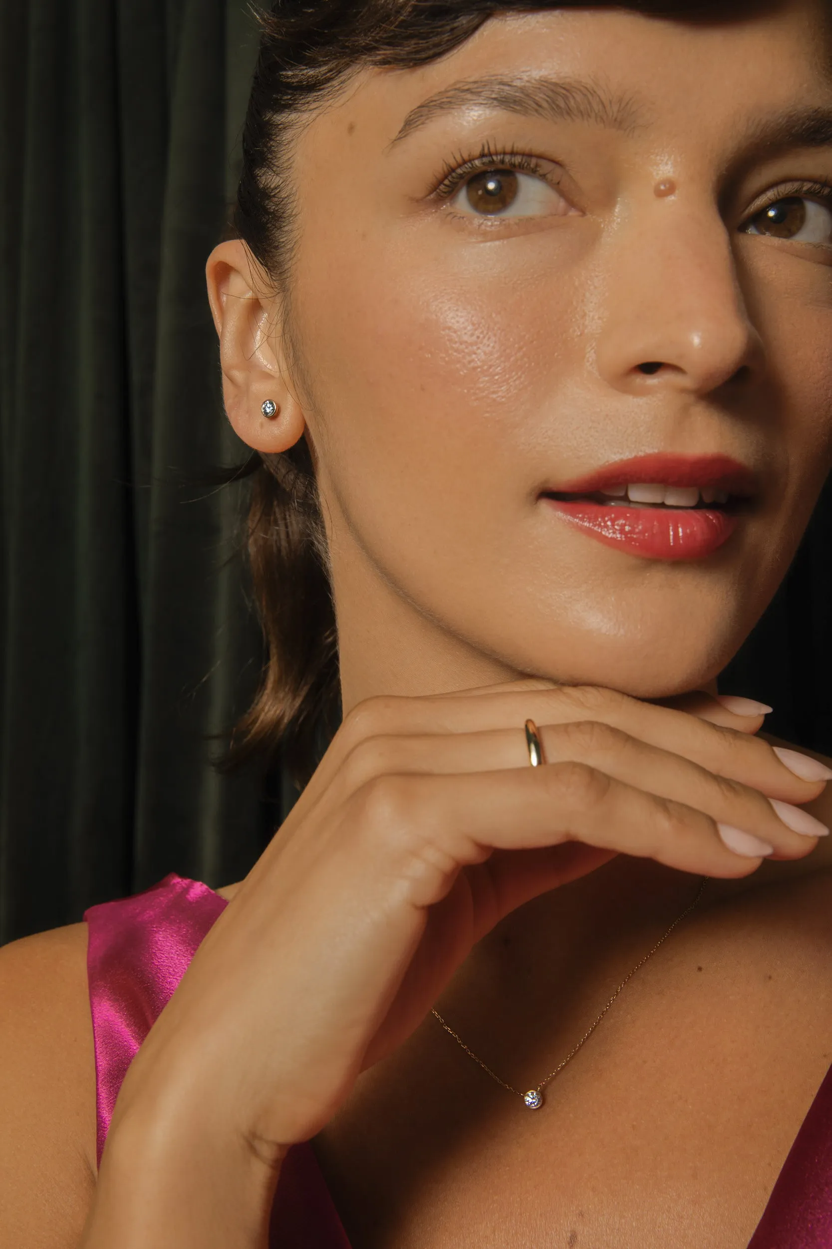 Free Holiday Gift Box: Diamond Studs & Necklace sold by Sophie Ratner product image thumbnail 4