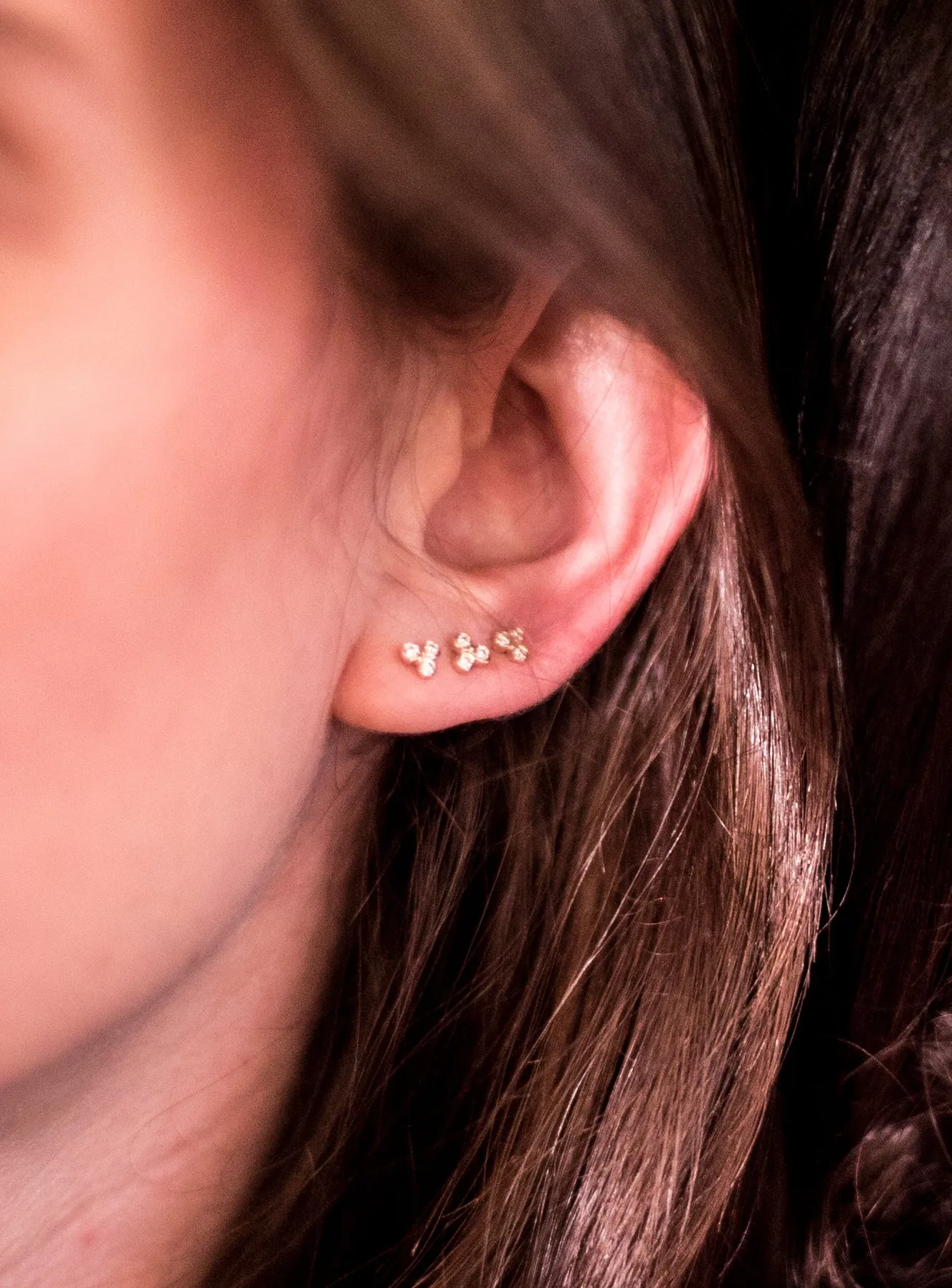 Trilogy Studs - In Stock sold by Sophie Ratner product image thumbnail 2