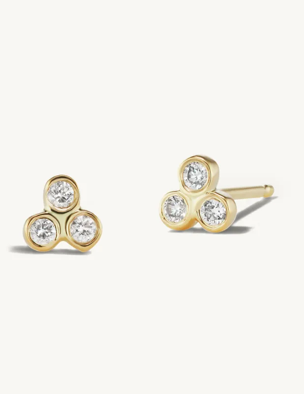 Trilogy Studs - In Stock sold by Sophie Ratner