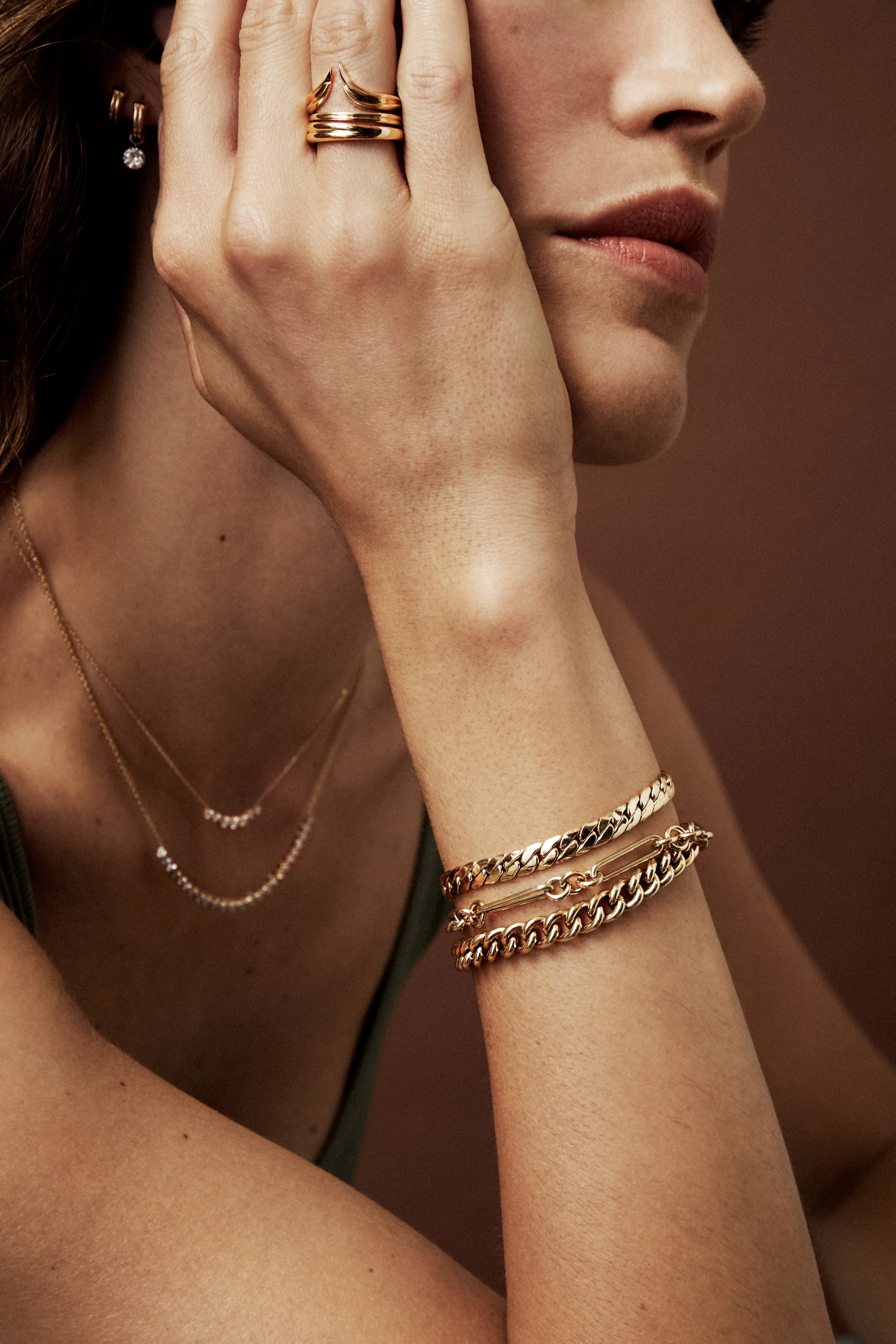 Mixed Link Chain Bracelet - In Stock sold by Sophie Ratner product image thumbnail 3