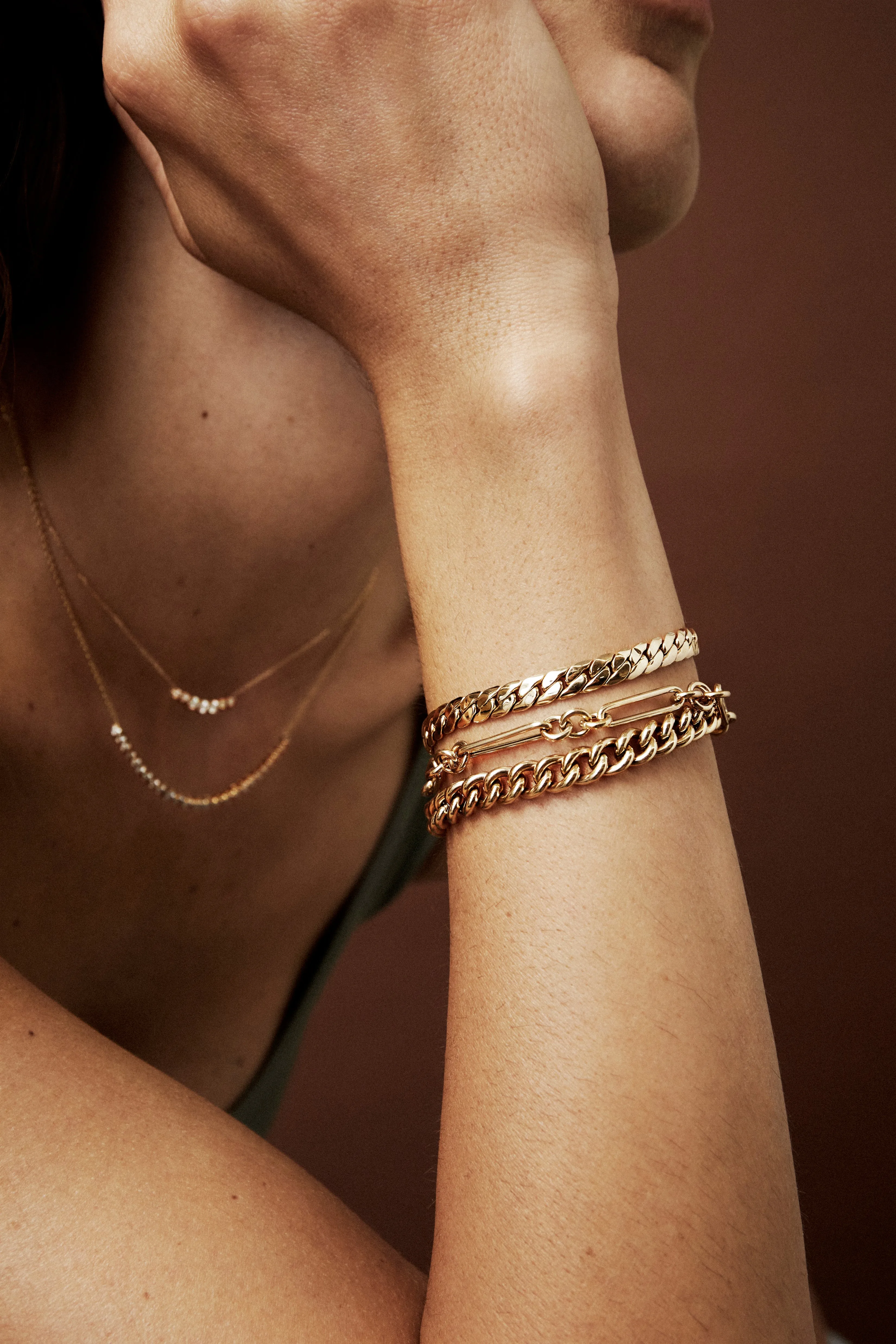 Mixed Link Chain Bracelet - In Stock sold by Sophie Ratner product image thumbnail 2