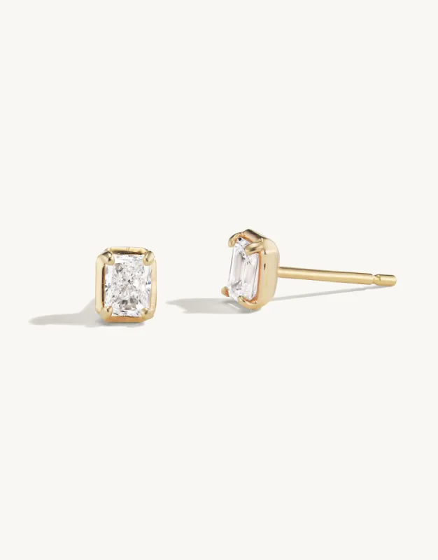 Emerald Cut Studs - In Stock sold by Sophie Ratner