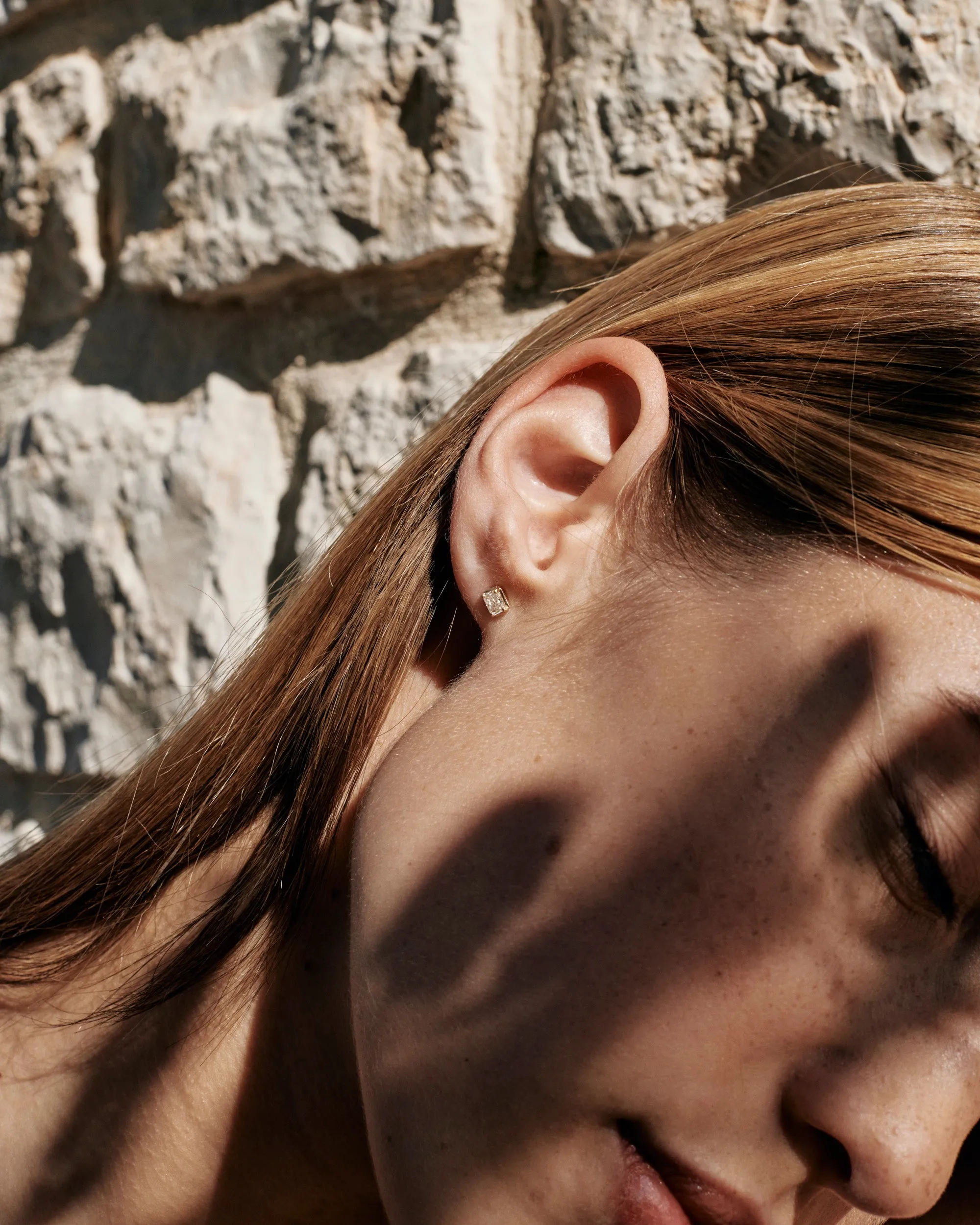 Emerald Cut Studs - In Stock sold by Sophie Ratner product image thumbnail 2