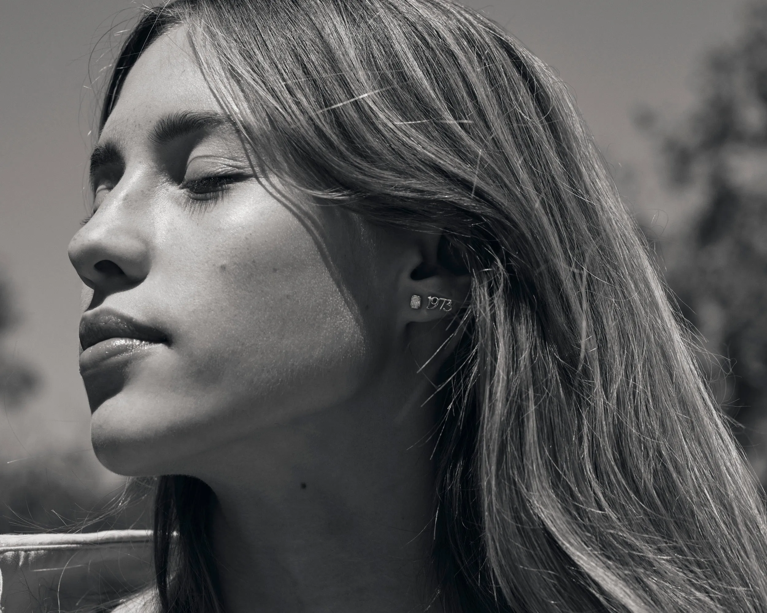 Emerald Cut Studs - In Stock sold by Sophie Ratner product image thumbnail 3