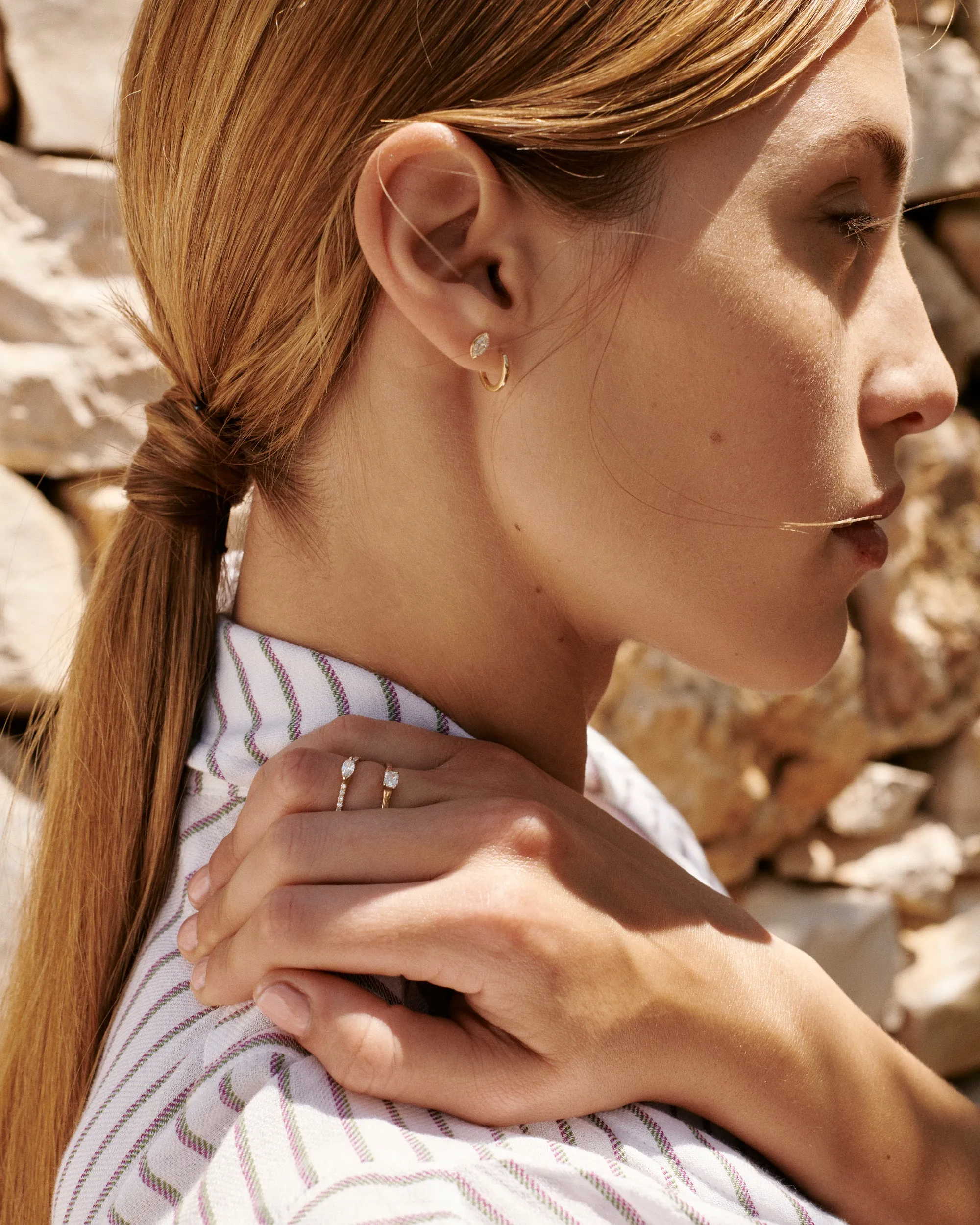 Marquise Studs - In Stock sold by Sophie Ratner product image thumbnail 3