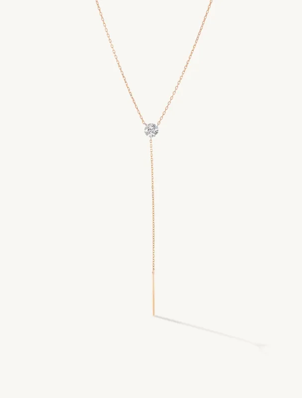 Pierced Diamond Lariat - In Stock sold by Sophie Ratner