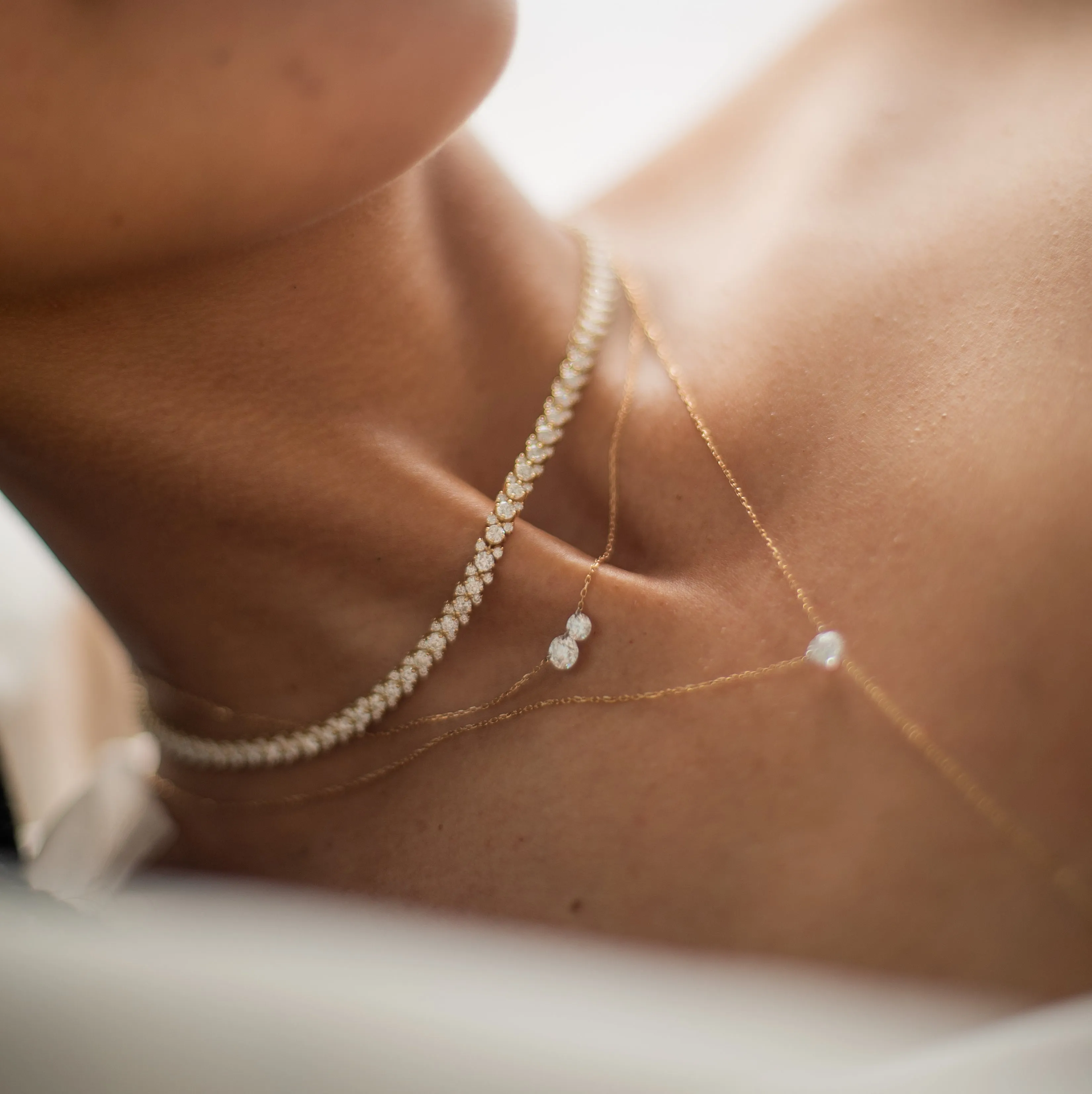Pierced Diamond Lariat - In Stock sold by Sophie Ratner product image thumbnail 5