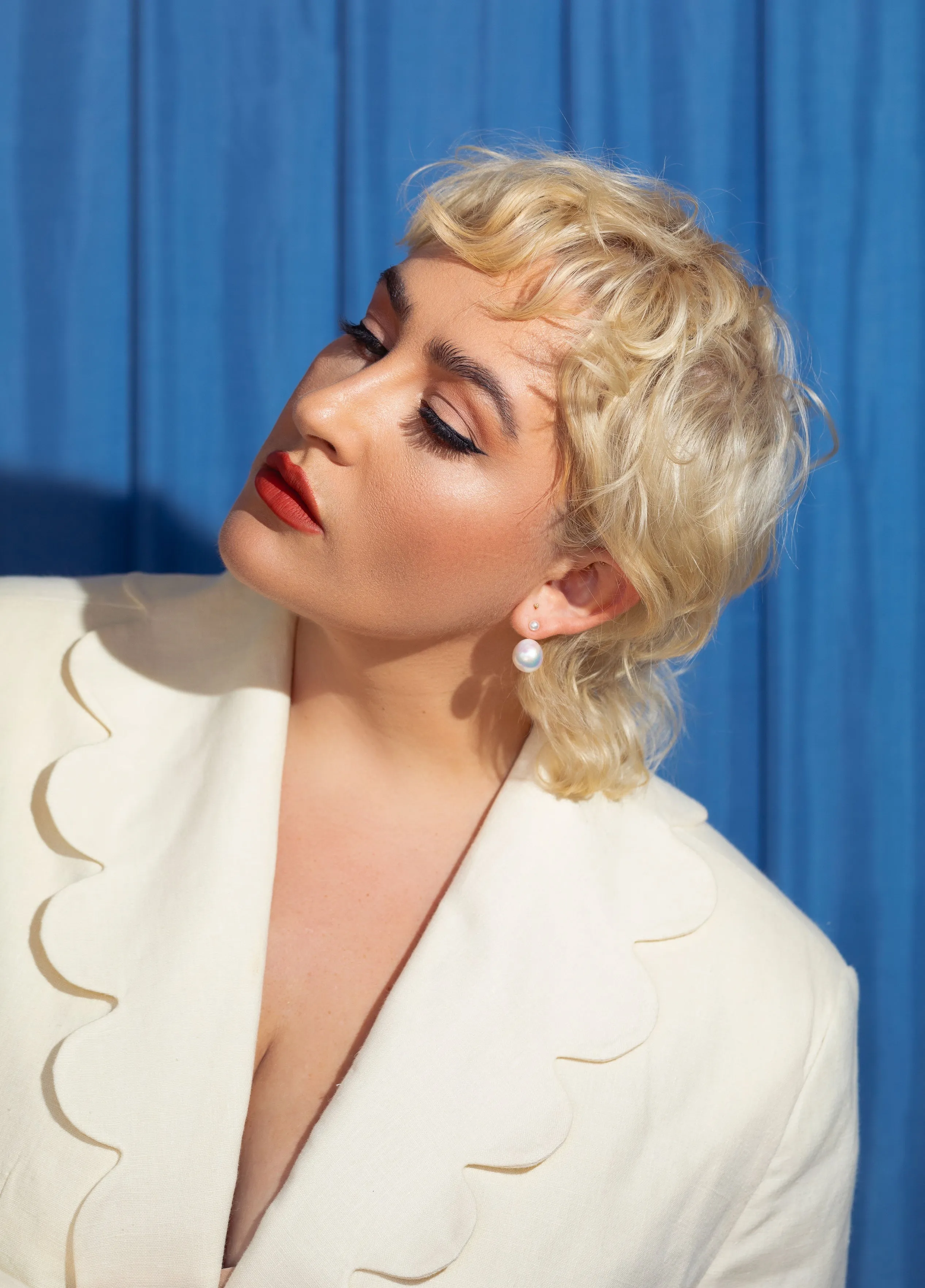 Pearl Stud - In Stock sold by Sophie Ratner product image thumbnail 3