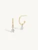 Pierced Diamond Huggie - In Stock sold by Sophie Ratner