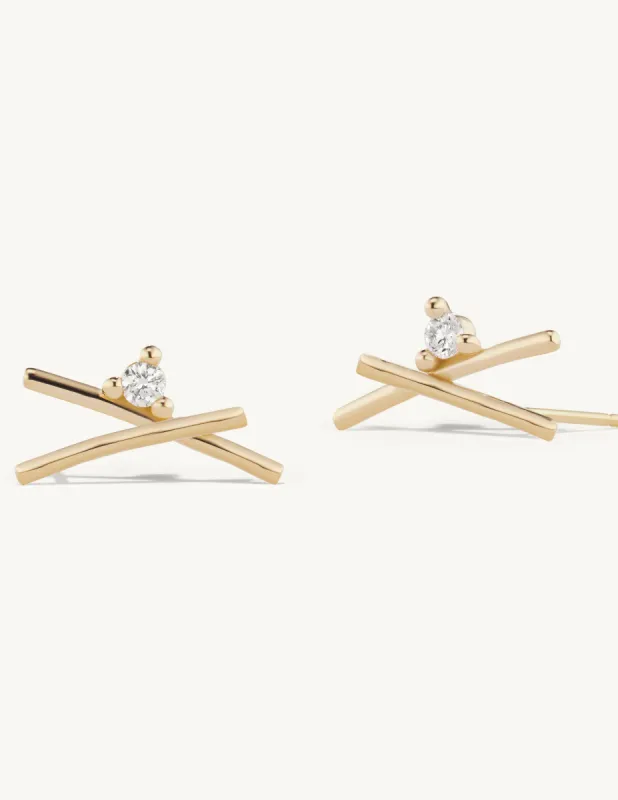 Crossroads Earrings - In Stock sold by Sophie Ratner