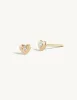 Diamond Heart Studs - In Stock sold by Sophie Ratner