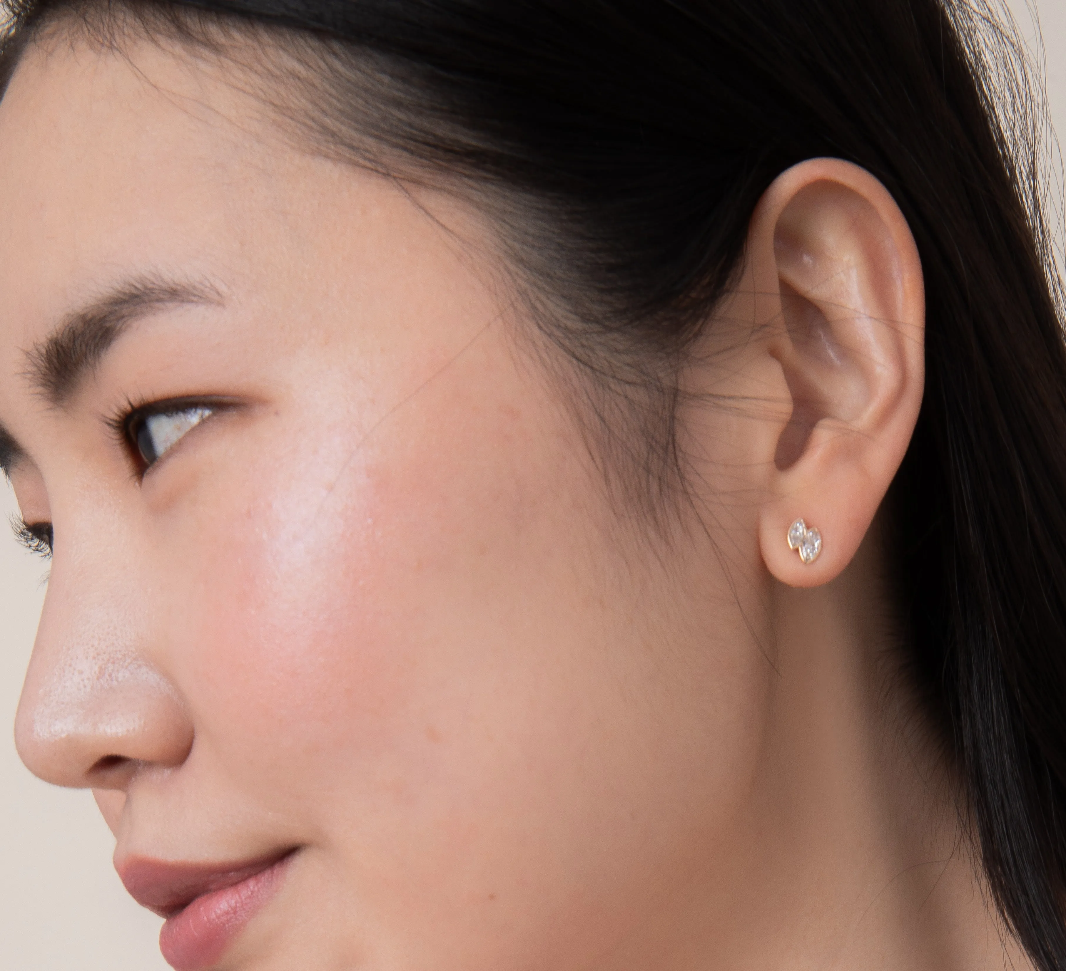 Duet Marquise Stud - In Stock sold by Sophie Ratner product image thumbnail 2