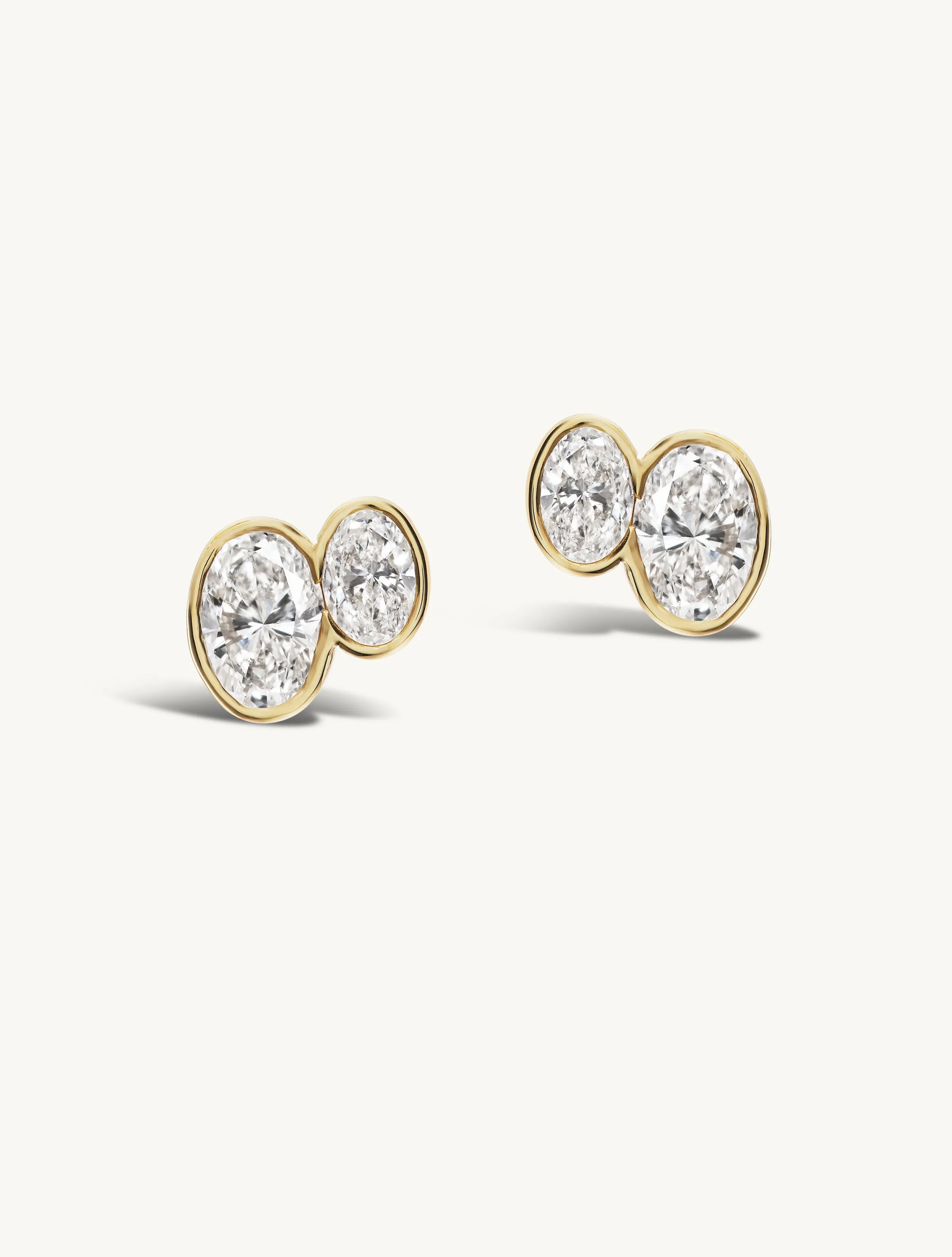 Duet Oval Stud - In Stock sold by Sophie Ratner