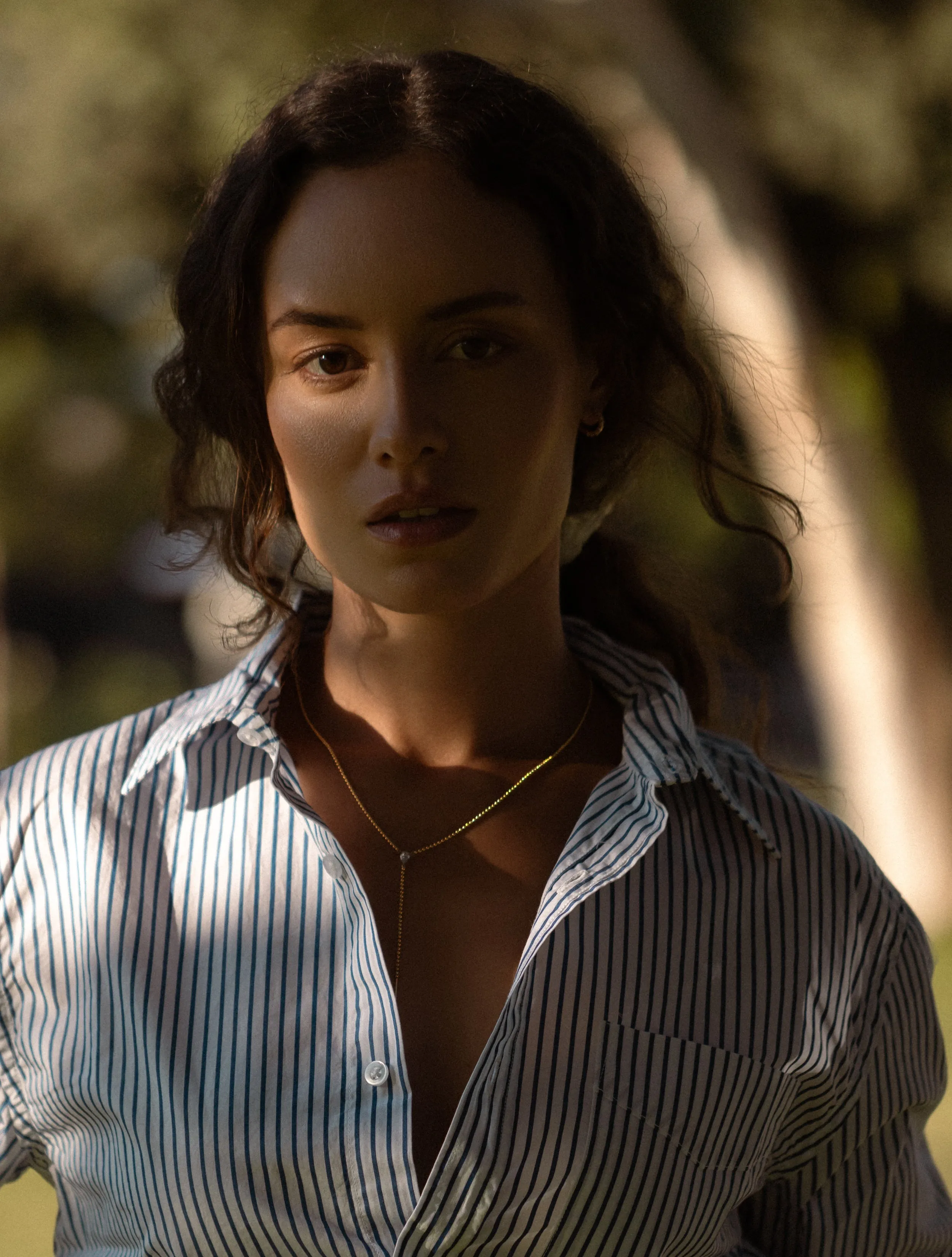 Beaded Pierced Pear Lariat - In Stock sold by Sophie Ratner product image thumbnail 4