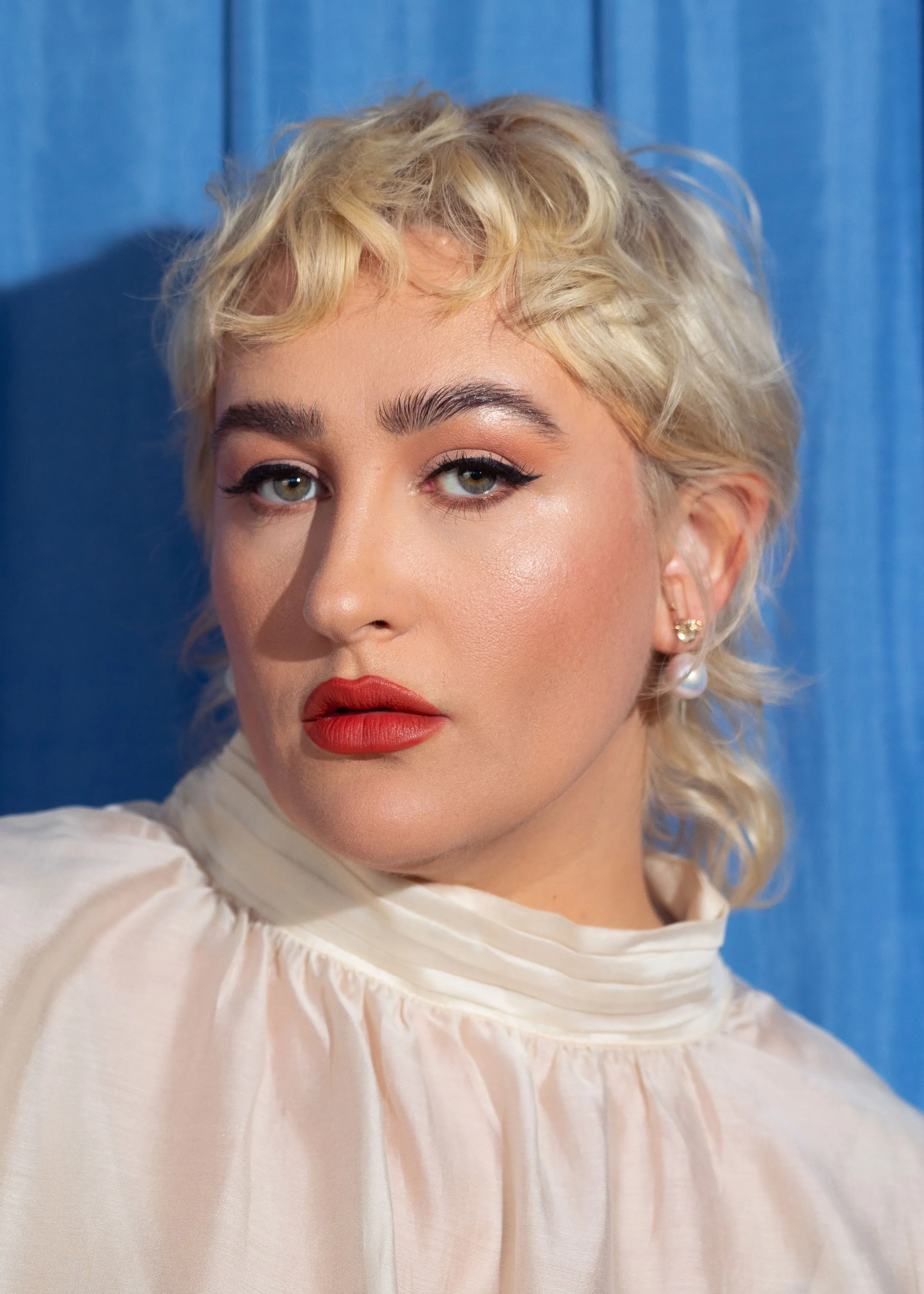 Diamond Moon Stud - In Stock sold by Sophie Ratner product image thumbnail 4