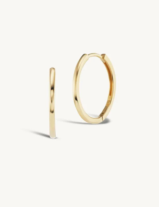15mm Gold Huggies - In Stock sold by Sophie Ratner