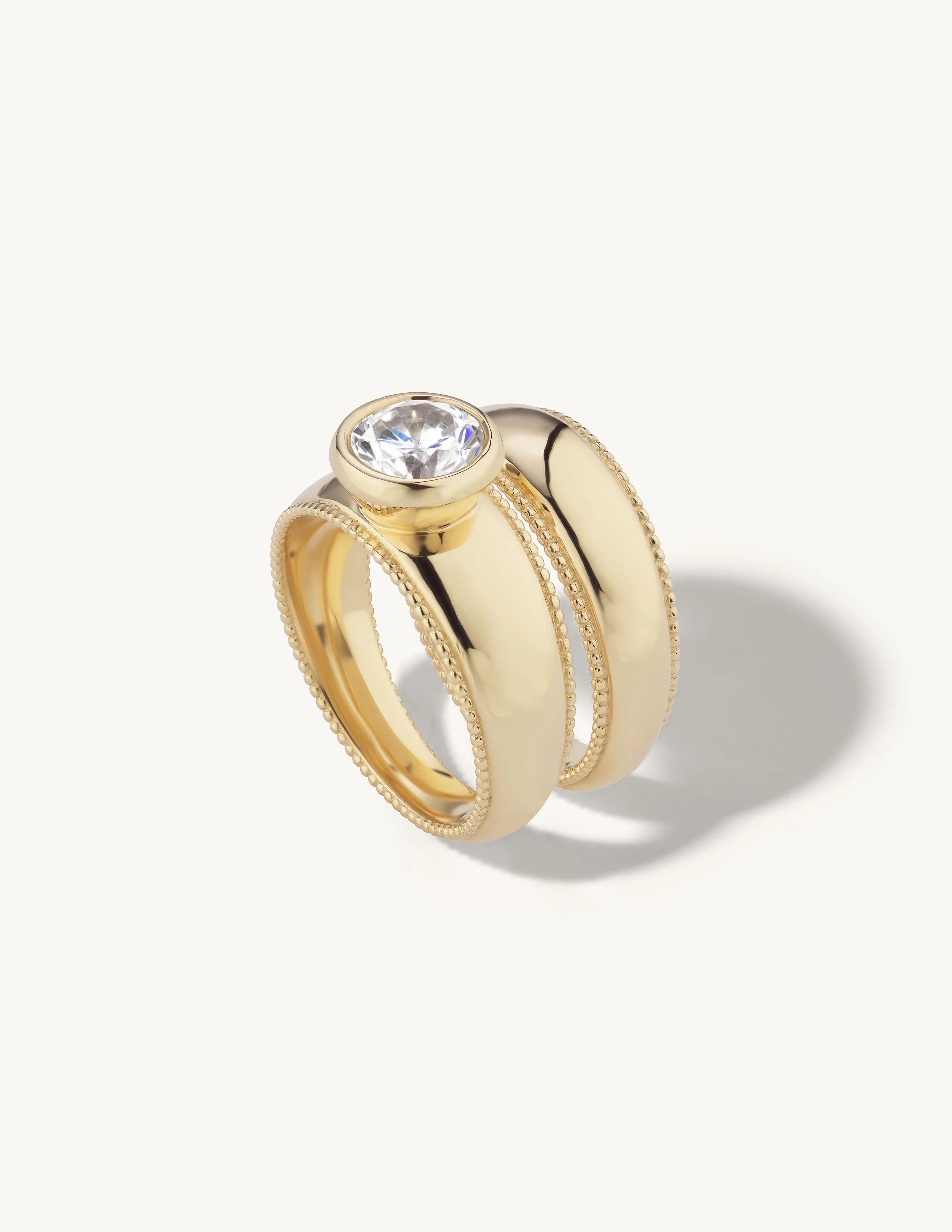 Wide Band with Milgrain Size 6 - In Stock sold by Sophie Ratner product image thumbnail 5